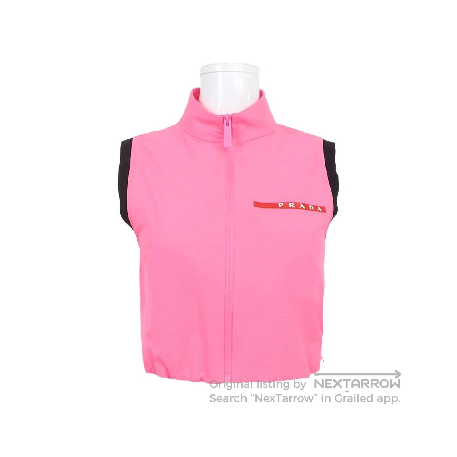 Prada Prada Colorblock Logo Zippered Vest . Size S / US 4 / IT 40 - 1 Thumbnail