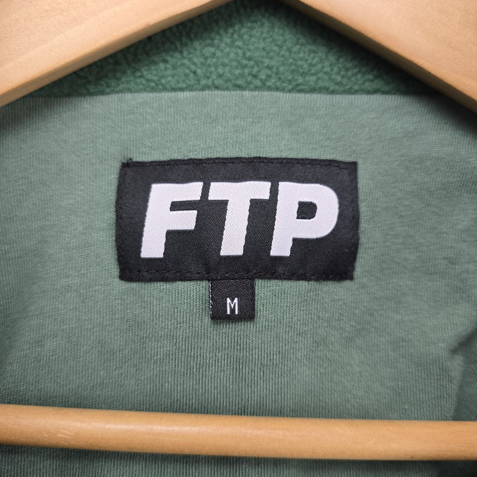 Other FTP Sherpa Half Zip Jacket FW18 Mens Medium Green Fleece Size US M / EU 48-50 / 2 - 6 Thumbnail