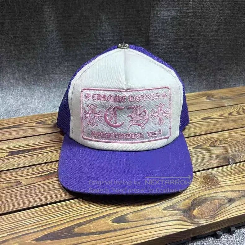 Chrome Hearts CHROME HEARTS Size OS Pink purple white CH letter baseball Size ONE SIZE - 1 Thumbnail