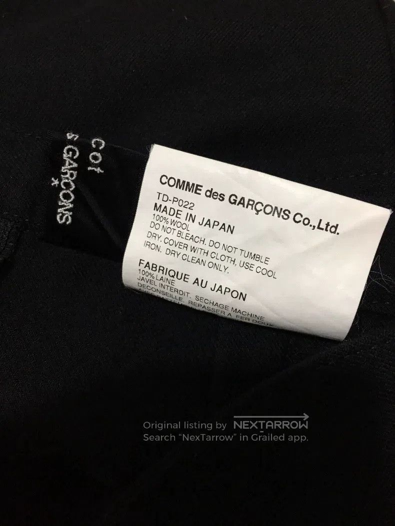 Comme des Garcons Comme des Garcons size M Distressed wide-leg pants Size 25" / US 0 / IT 36 - 6 Thumbnail