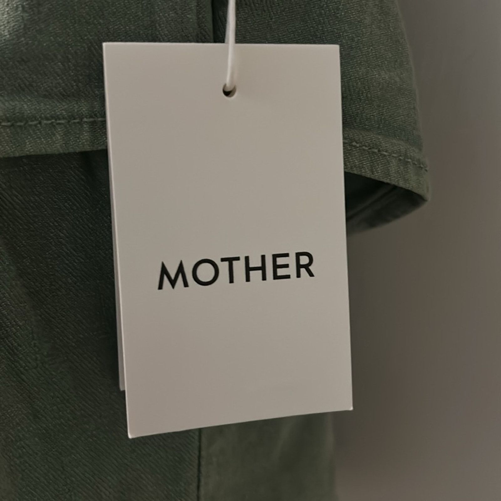 MOTHER MOTHER Denim The Ruffle Mini Skirt 30 NEW Loden Green Size 30" / US 8 / IT 44 - 7 Thumbnail