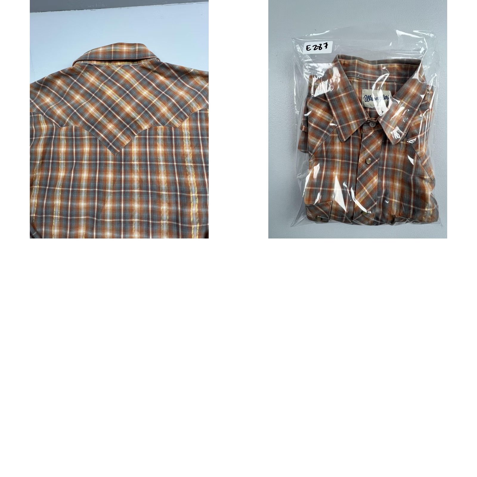 Wrangler VINTAGE Wrangler Shirt Mens Plaid Western Pearl Snap Long Sleeve Casual Read Size US XL / EU 56 / 4 - 8 Thumbnail