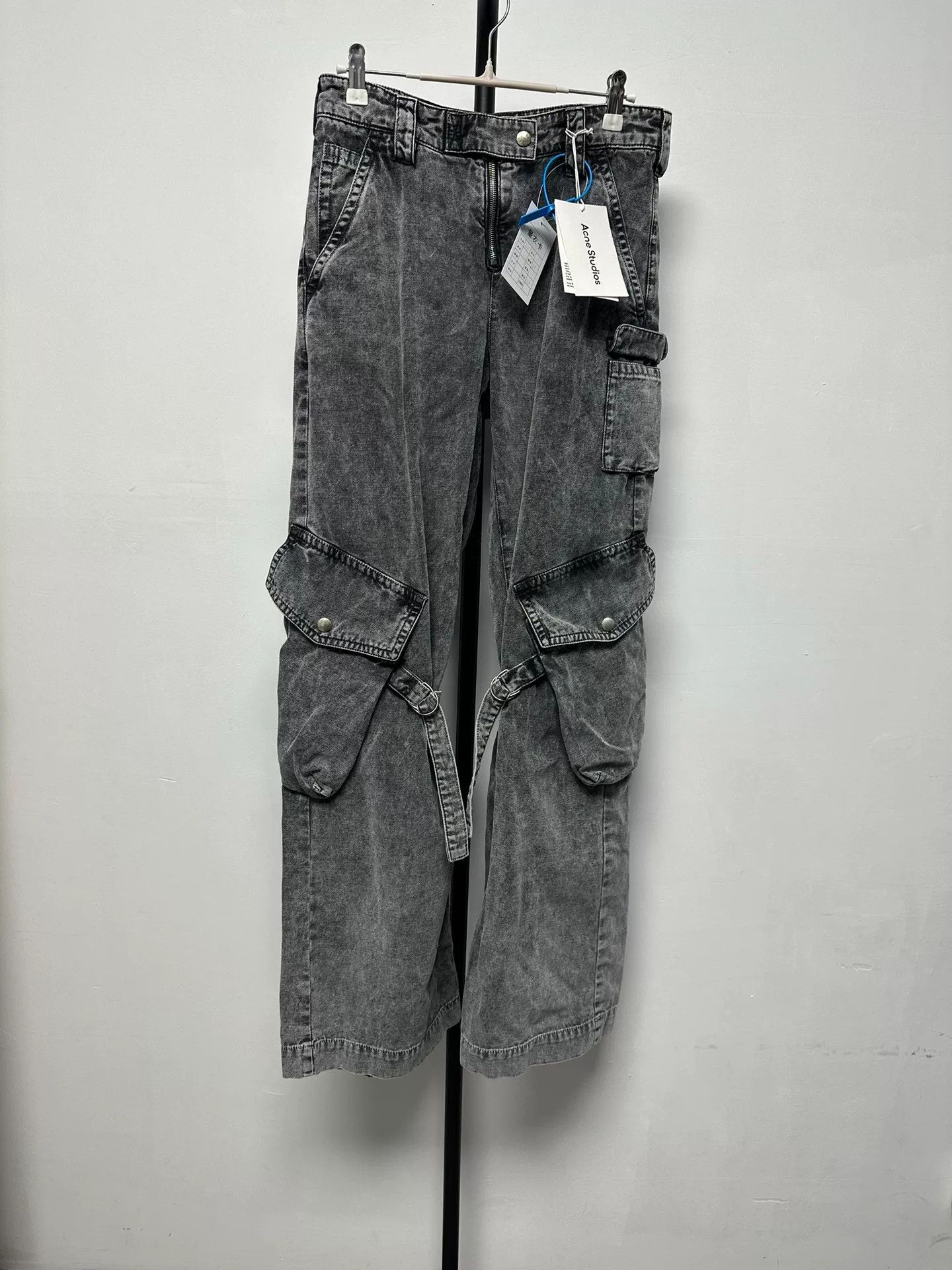 Acne Studios Acne Vintage Faded Straight Cargo Jeans Size US 34 / EU 50 - 1 Thumbnail