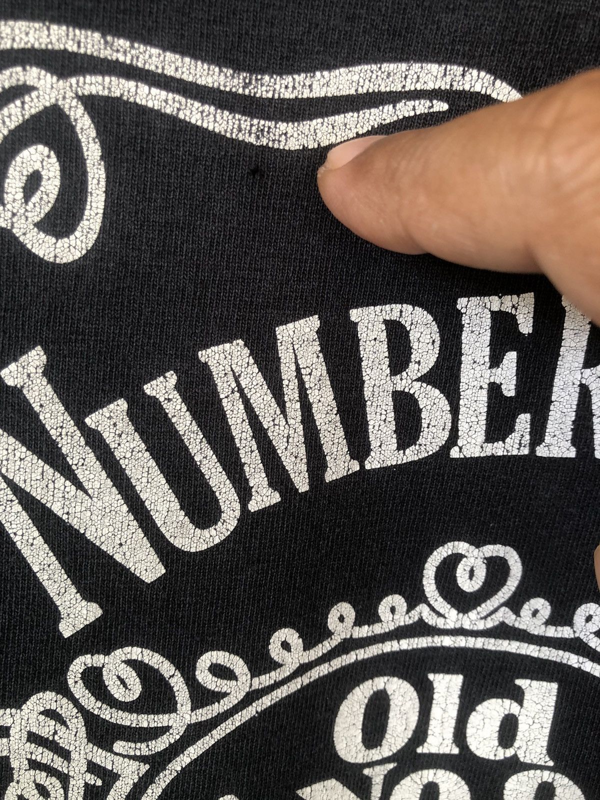 Japanese Brand Vintage Number Nine Nirvana Song Distressed Tee Size US M / EU 48-50 / 2 - 4 Thumbnail