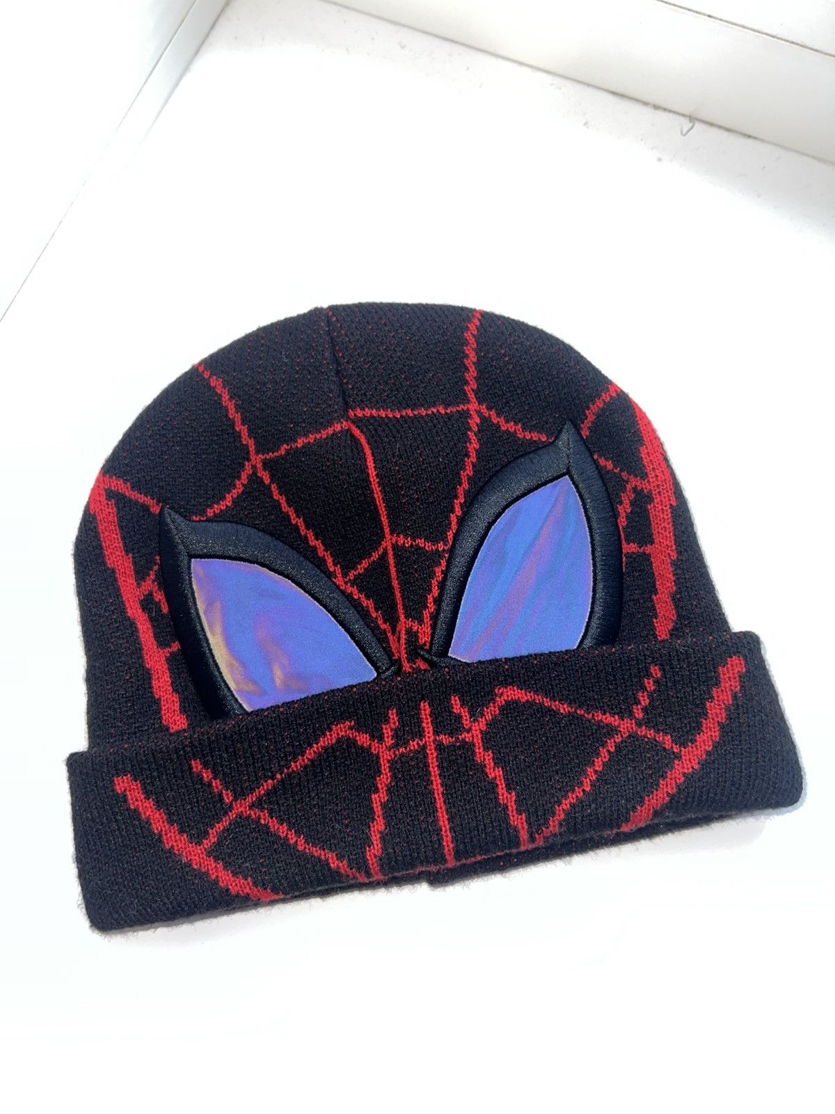 Japanese Brand Vintage Spider Man Hat Marvel Y2K Reflective Eye Flashing Size ONE SIZE - 5 Thumbnail