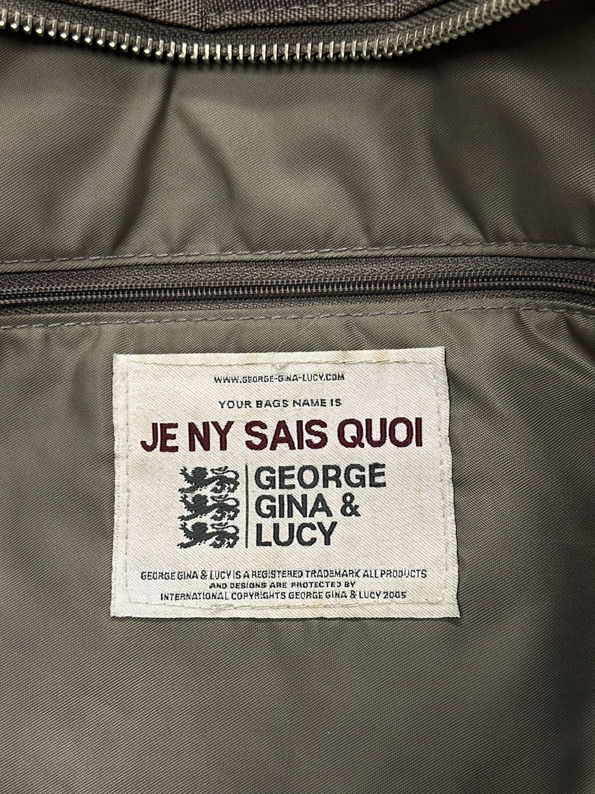 Genuine Leather Japanese GGL bag vintage Avantgarde streetwear style Size ONE SIZE - 11 Thumbnail