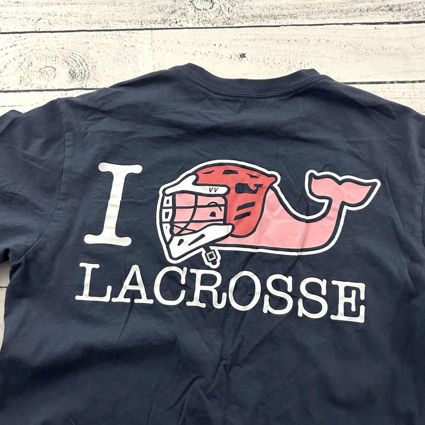 Vineyard Vines Vineyard Vines Lacrosse Long Sleeve Pocket T Shirt Men's XS Blue Size US XS / EU 42 / 0 - 6 Thumbnail