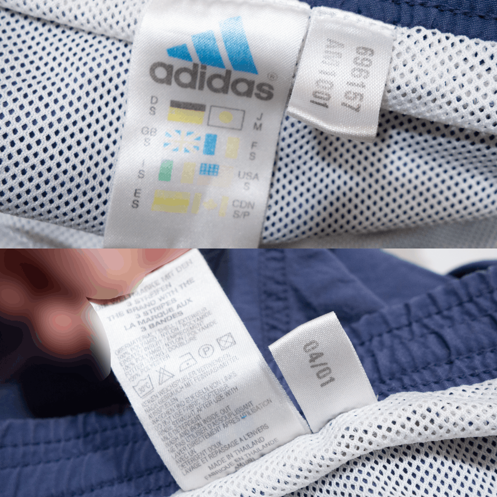Adidas 2001 Big Logo Nylon Swim Shorts Size US 30 / EU 46 - 8 Thumbnail