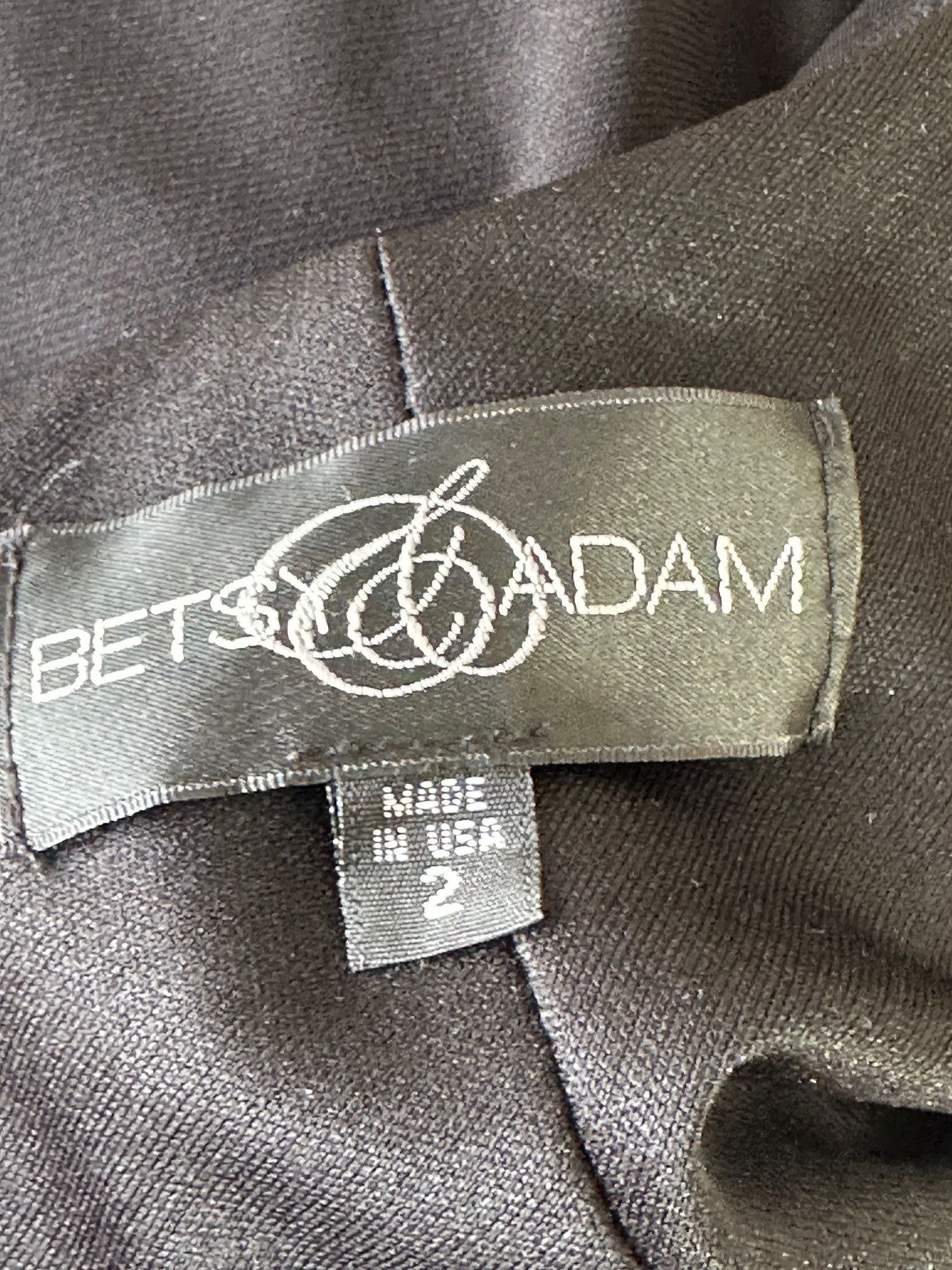 Vintage Betsy And Adam Satuesque Bias Form Fitting Gown Size XS / US 0-2 / IT 36-38 - 8 Thumbnail