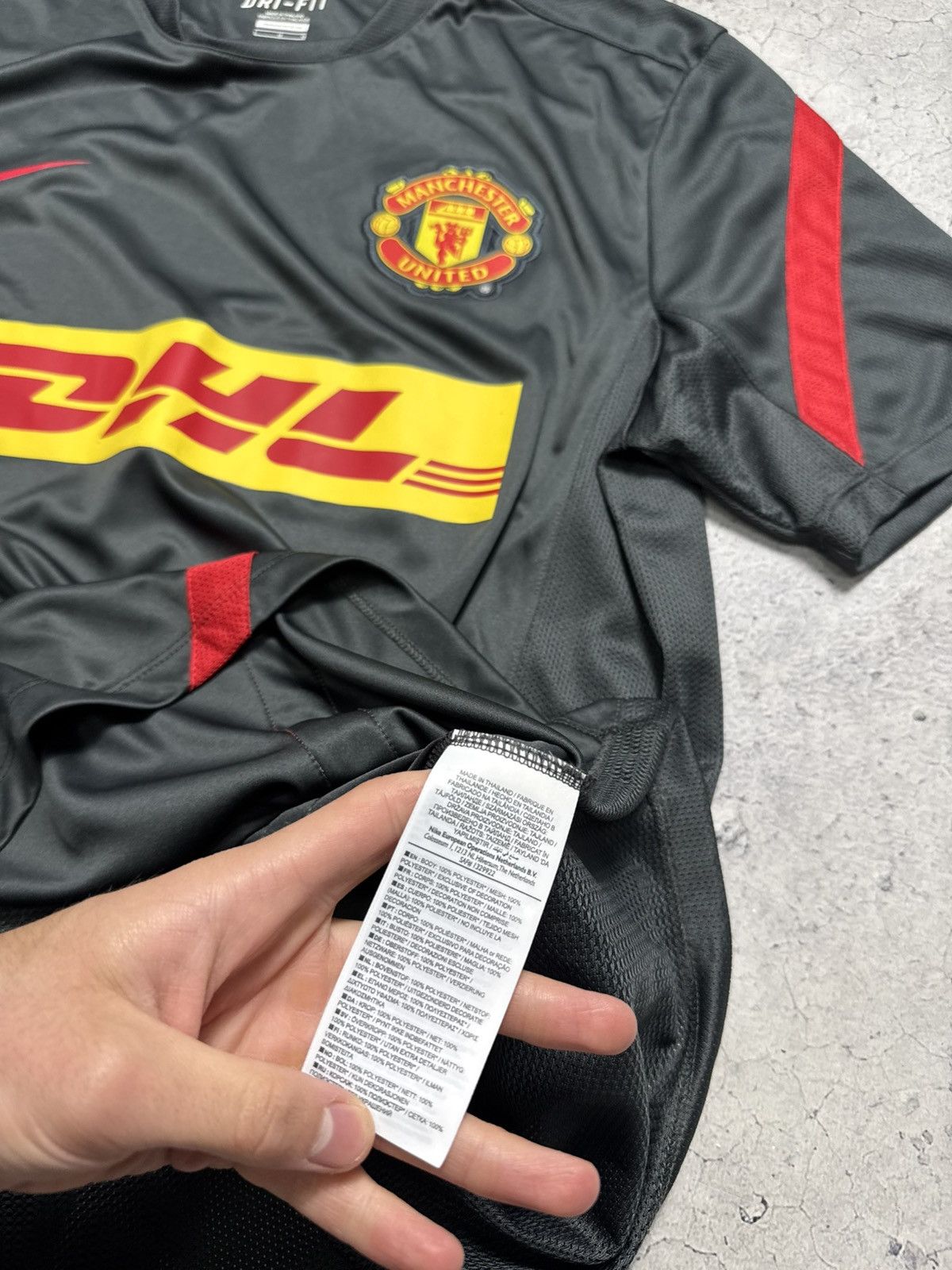 Nike Nike FC Manchester United Soccer Training Football Jersey Size US L / EU 52-54 / 3 - 8 Thumbnail