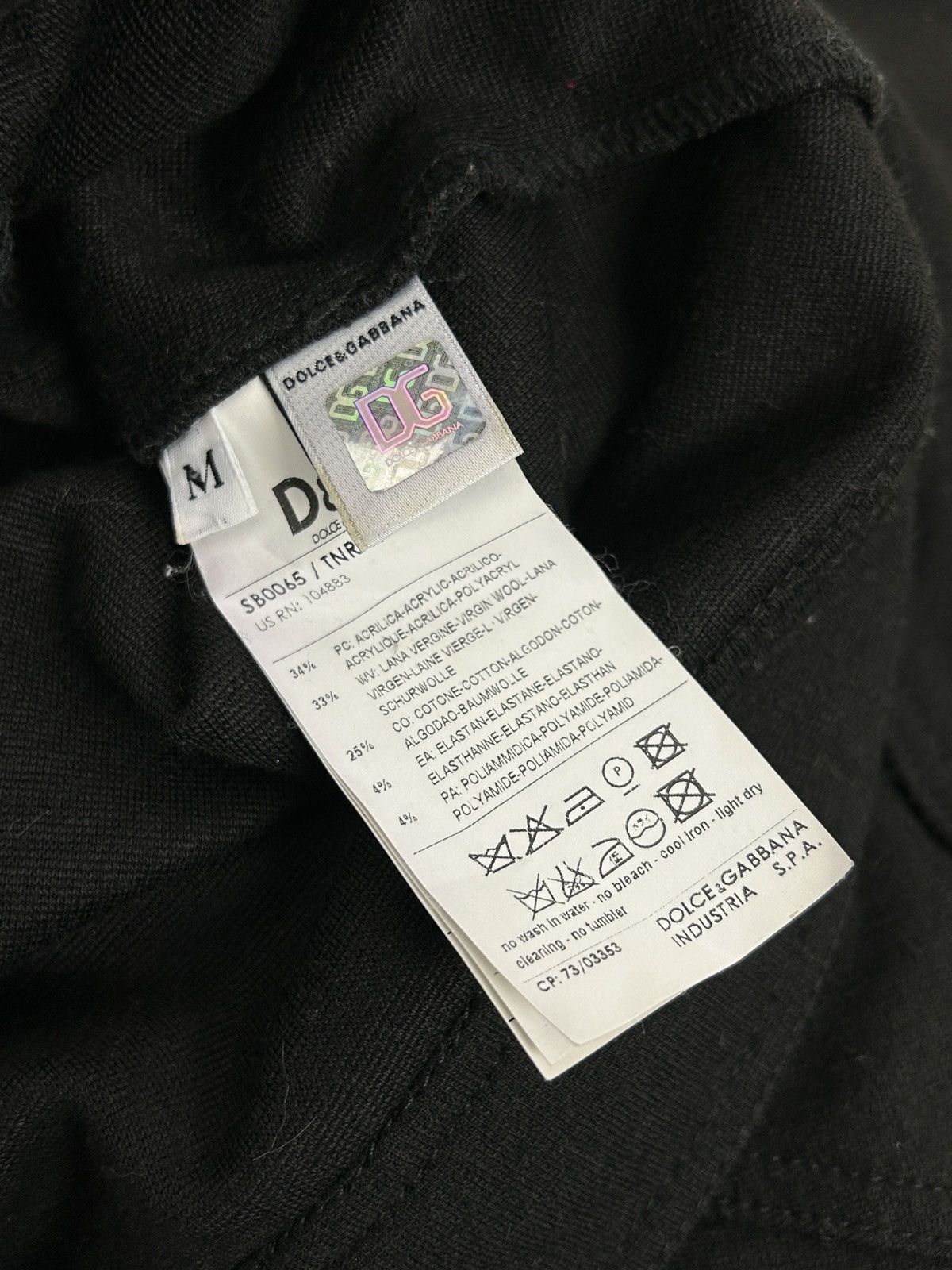 Dolce & Gabbana Vintage Dolce & Gabbana D&G Wool Blazer In Black Size M / US 6-8 / IT 42-44 - 8 Thumbnail