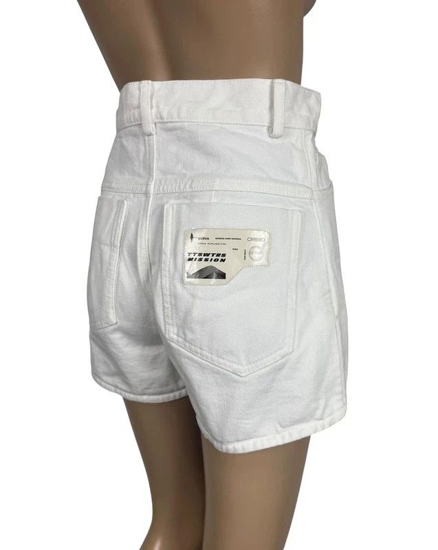 Other Ttswtrs High-Waisted Denim Shorts size S Size 27" / US 4 / IT 40 - 7 Thumbnail