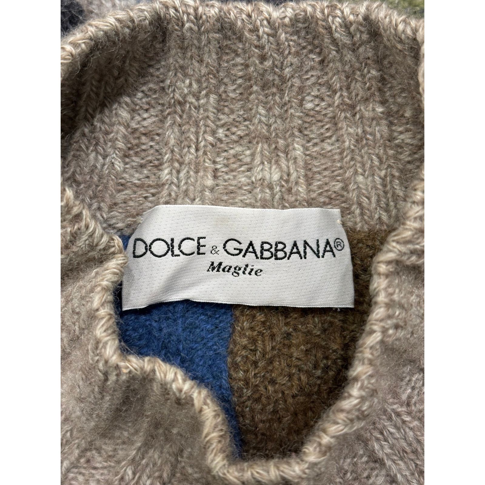 Dolce & Gabbana 1994 Dolce & Gabbana Le Maglie runway patchwork knit Size US S / EU 44-46 / 1 - 9 Thumbnail