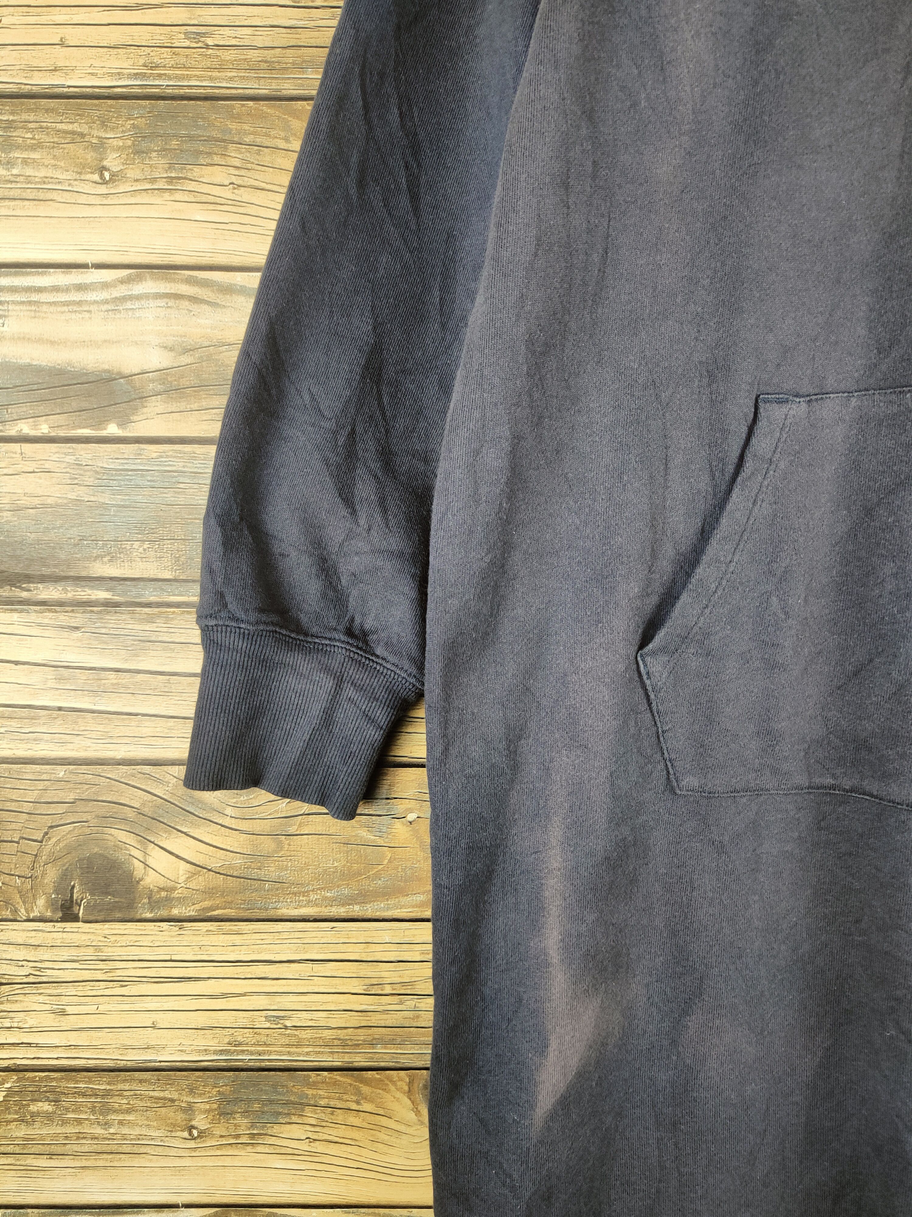 Champion 🔥RARE Champion-Bay Flow Navy Faded Hoodie Long Sweatshirts Size L / US 10 / IT 46 - 4 Thumbnail