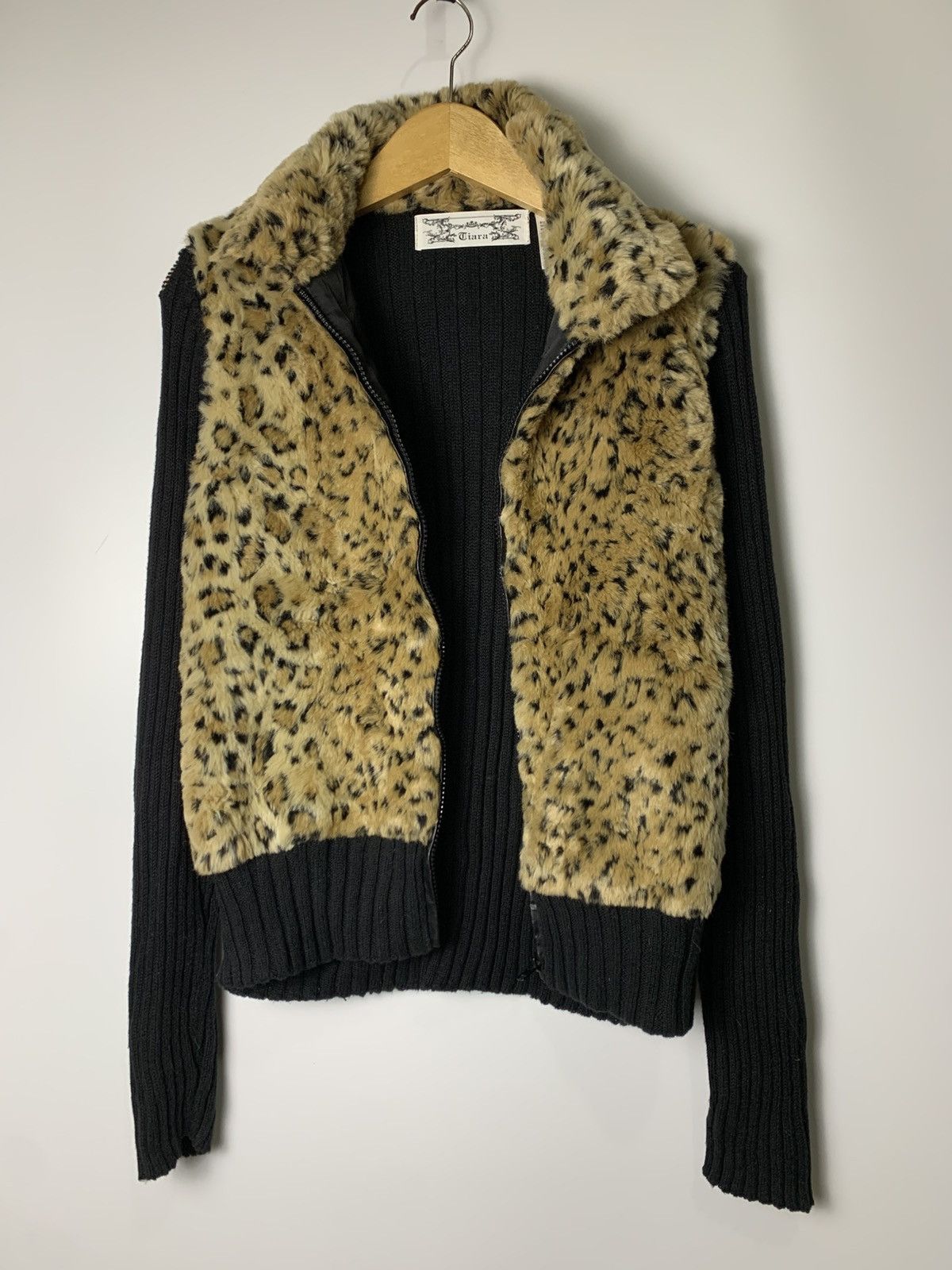 14th Addiction × Japanese Brand × KMRii grunge style leopard knit fur Diara y2k Size US S / EU 44-46 / 1 - 8 Thumbnail
