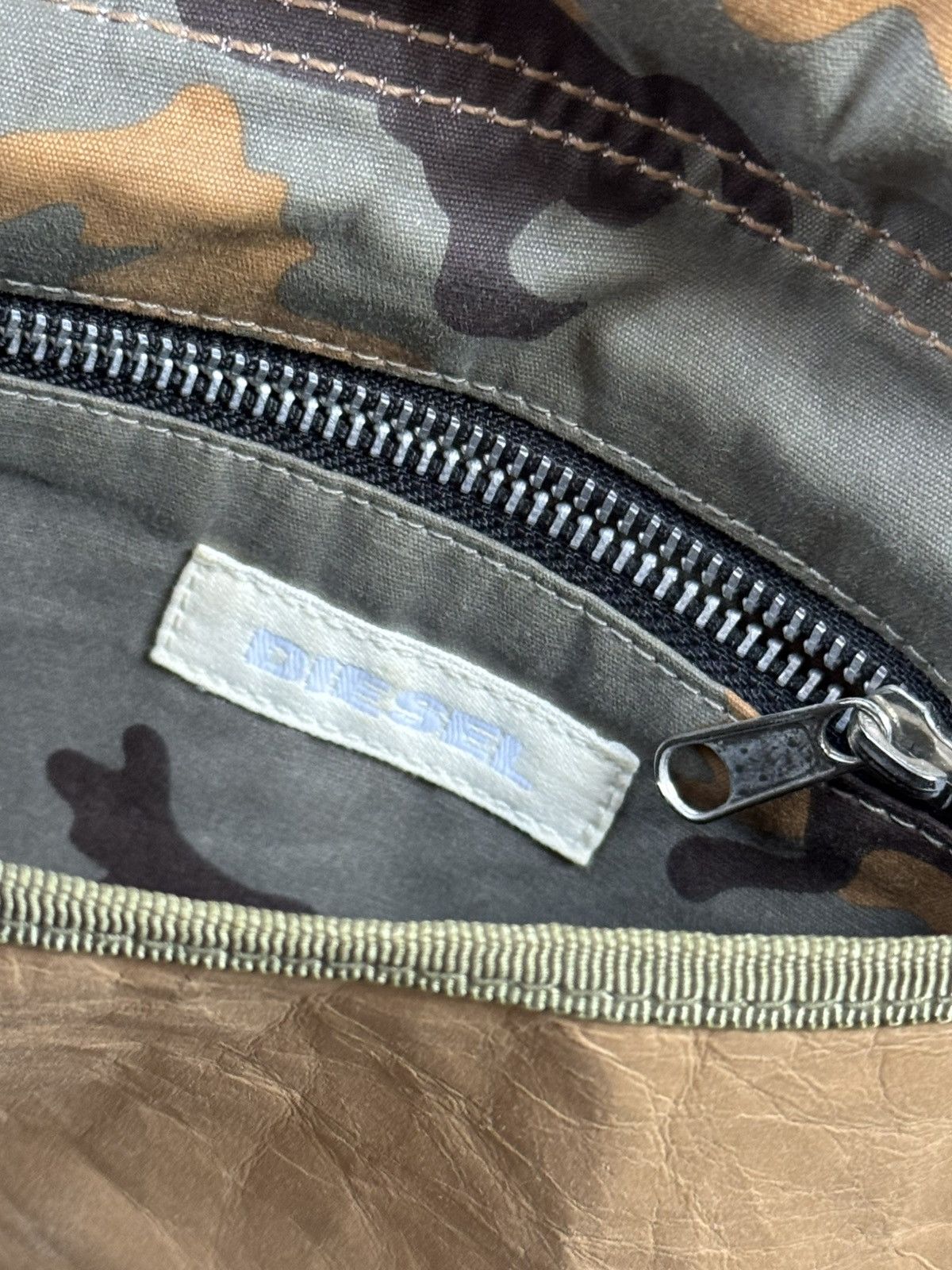 Diesel Y2K cargo military crossbody shoulder bag tactical