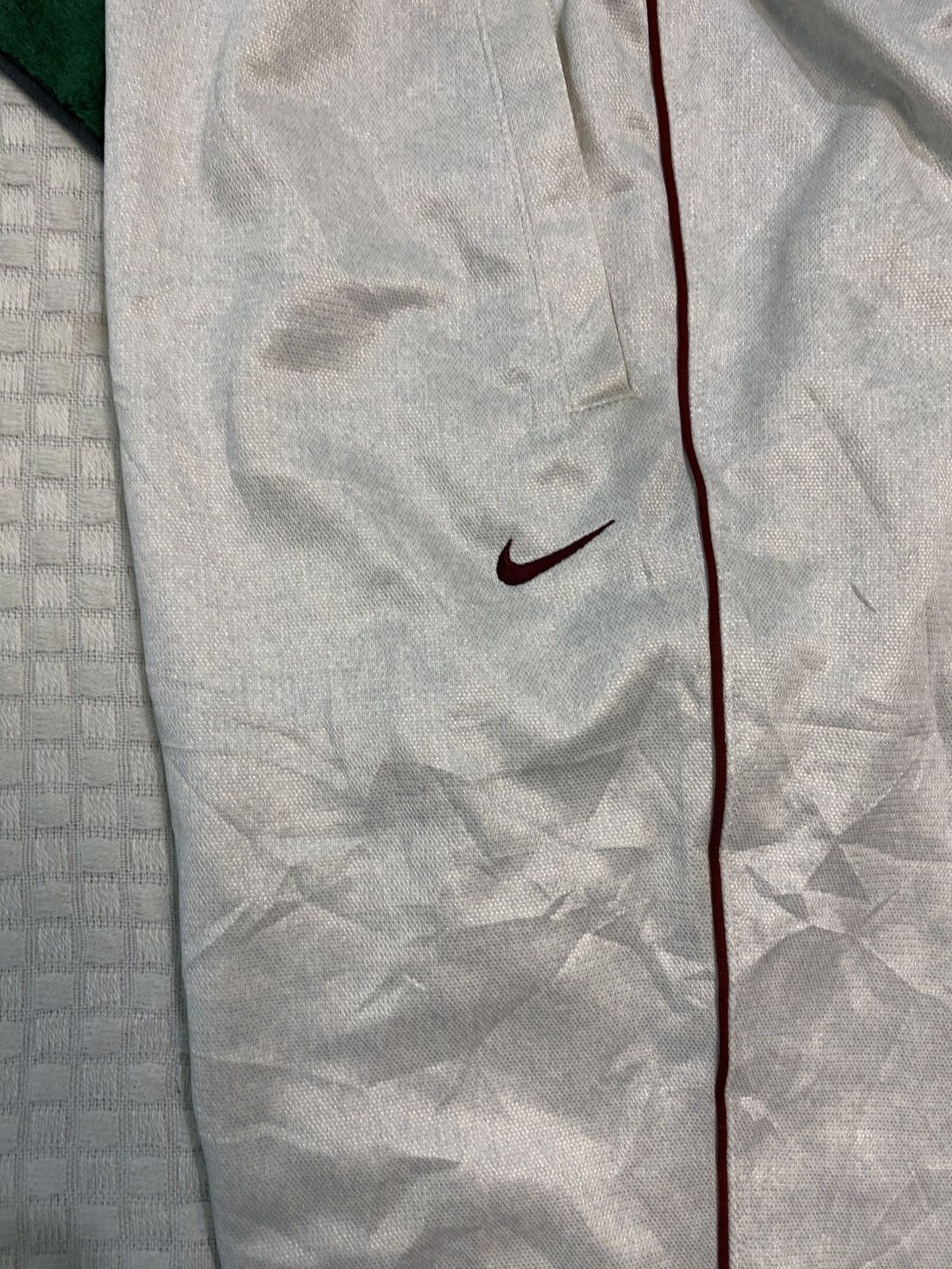 NOCTA × Nike 💥 VINTAGE NIKE JAPAN 90S BAGGY WIDE SWOOSH TRACK PANTS Y2K Size US 36 / EU 52 - 3 Thumbnail