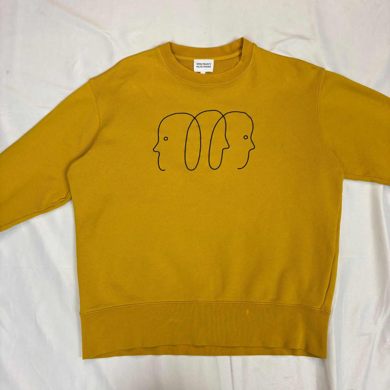 Norse Projects Norse Projects Geoff McFetridge Arnes Faces Sweatshirt Small Size US S / EU 44-46 / 1 - 2 Thumbnail