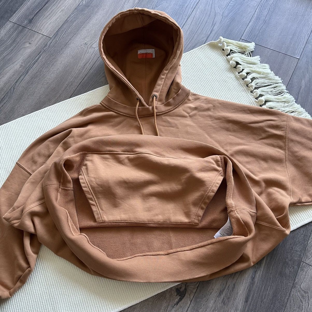 Heron Preston Heron Preston for Calvin Klein Inverted Light Brown Hoodie Size US L / EU 52-54 / 3 - 9 Thumbnail