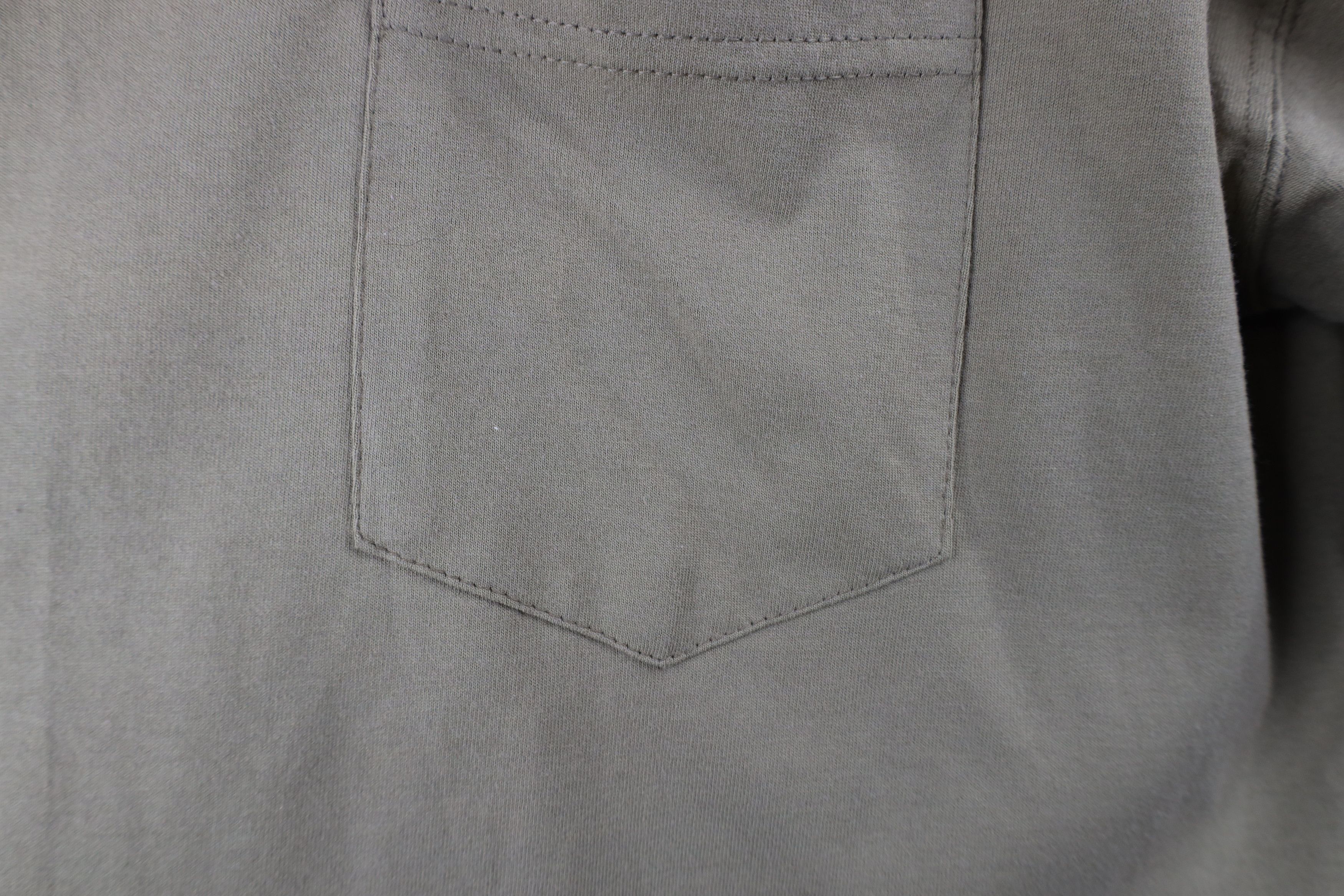 Russell Athletic × Vintage Vintage 90s Y2K Russell Athletic Blank Cotton T-Shirt Beige Size US L / EU 52-54 / 3 - 6 Thumbnail