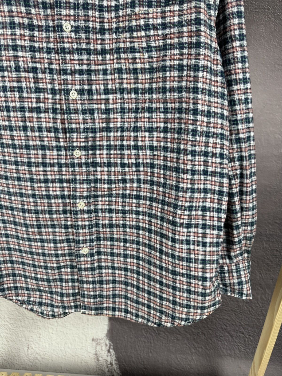 Japanese Brand × Kansai Yamamoto × Vintage Kansai Jeans vintage flannel long sleeve shirt checkered Size US L / EU 52-54 / 3 - 5 Thumbnail