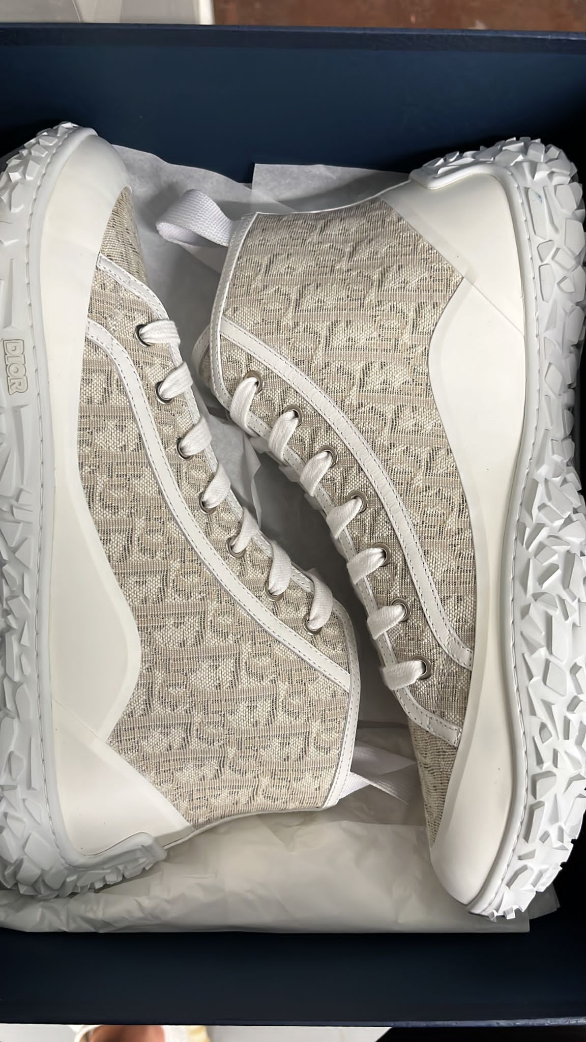 image of Dior O1Sl1Vt11023 High Top Sneaker In Multicolor, Men's (Size 13)