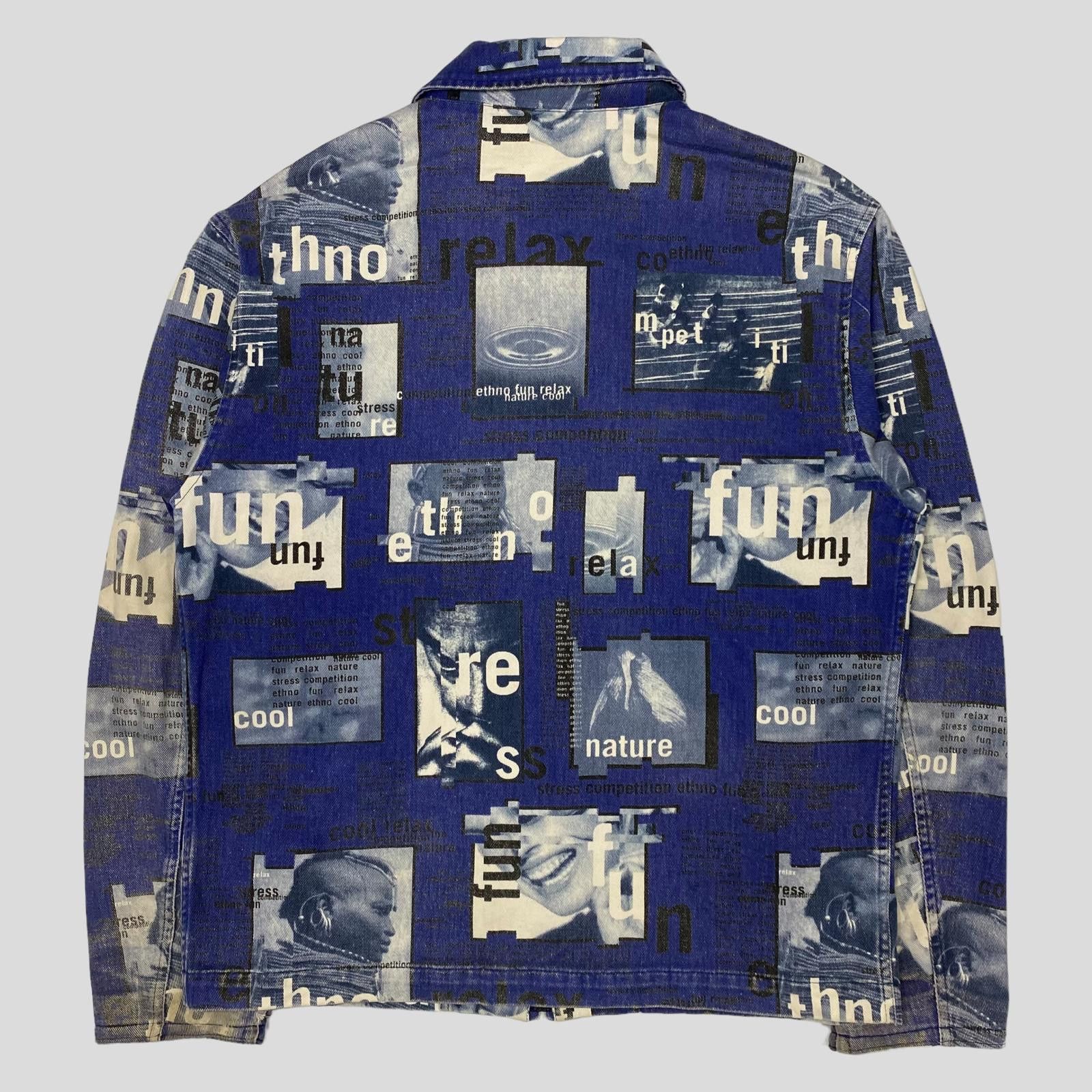 Moschino Moschino Jeans ‘99 Ethno Denim Jacket - IT54 (L/XL) Size US L / EU 52-54 / 3 - 2 Thumbnail