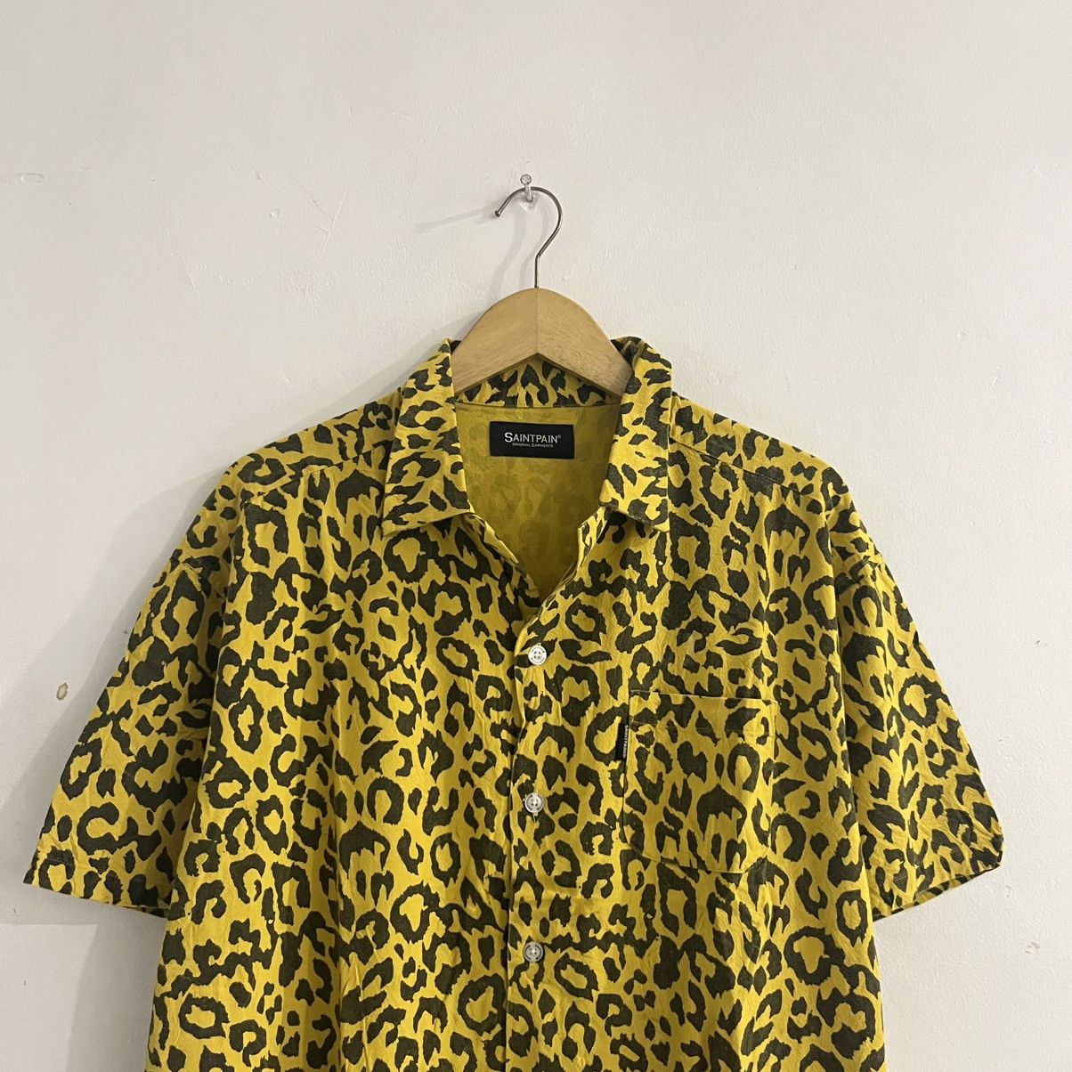 Japanese Brand Saint Paint - Leopard Patter Campcollar Shirt Size US M / EU 48-50 / 2 - 2 Thumbnail