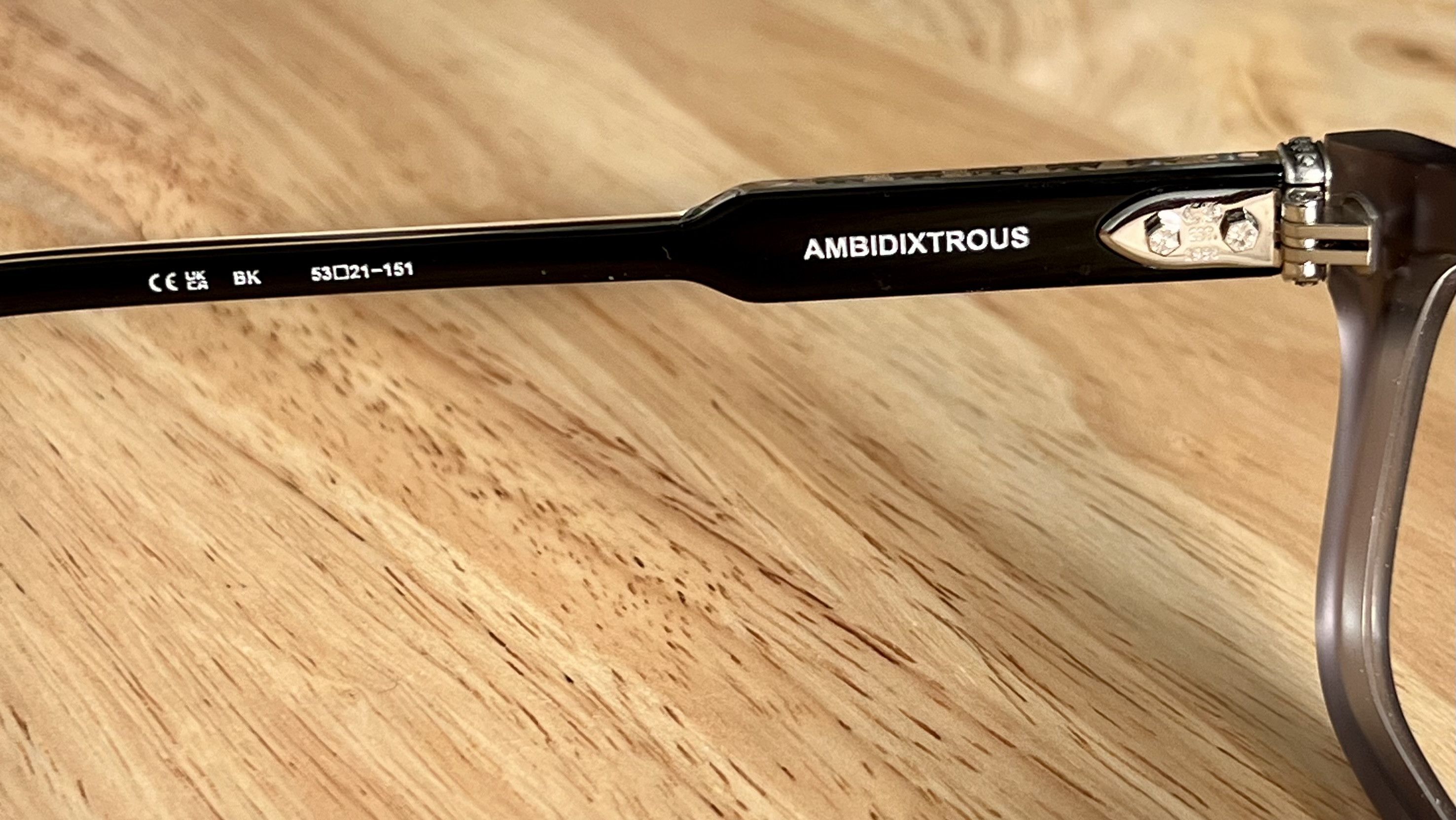 Chrome Hearts Chrome Hearts Ambidixtrous Frames Size ONE SIZE - 9 Thumbnail