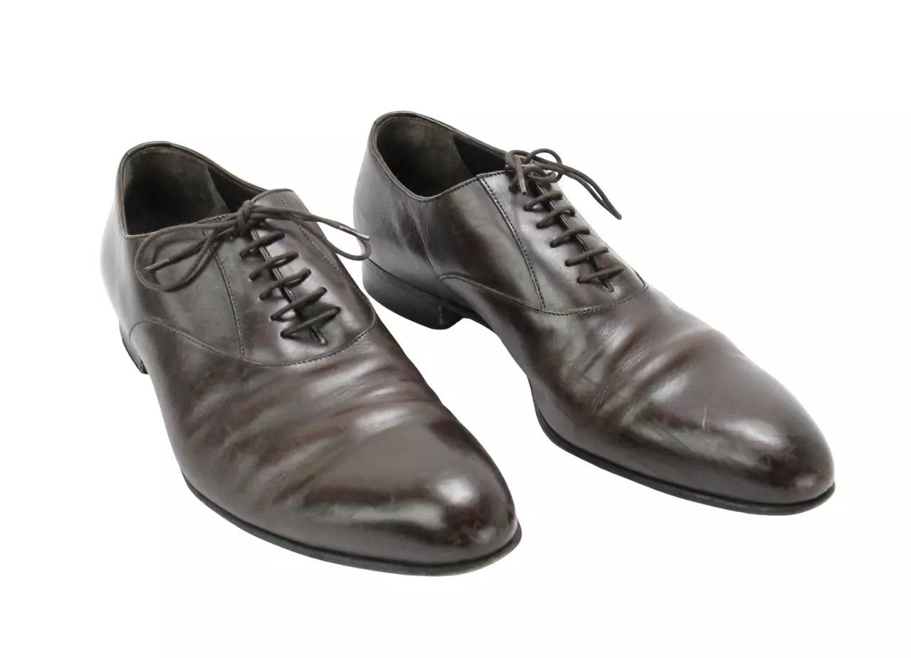 Giorgio Armani GIORGIO ARMANI Shoes Men's EU 42 Rigid Leather Almond Toe Size US 9 / EU 42 - 1 Thumbnail