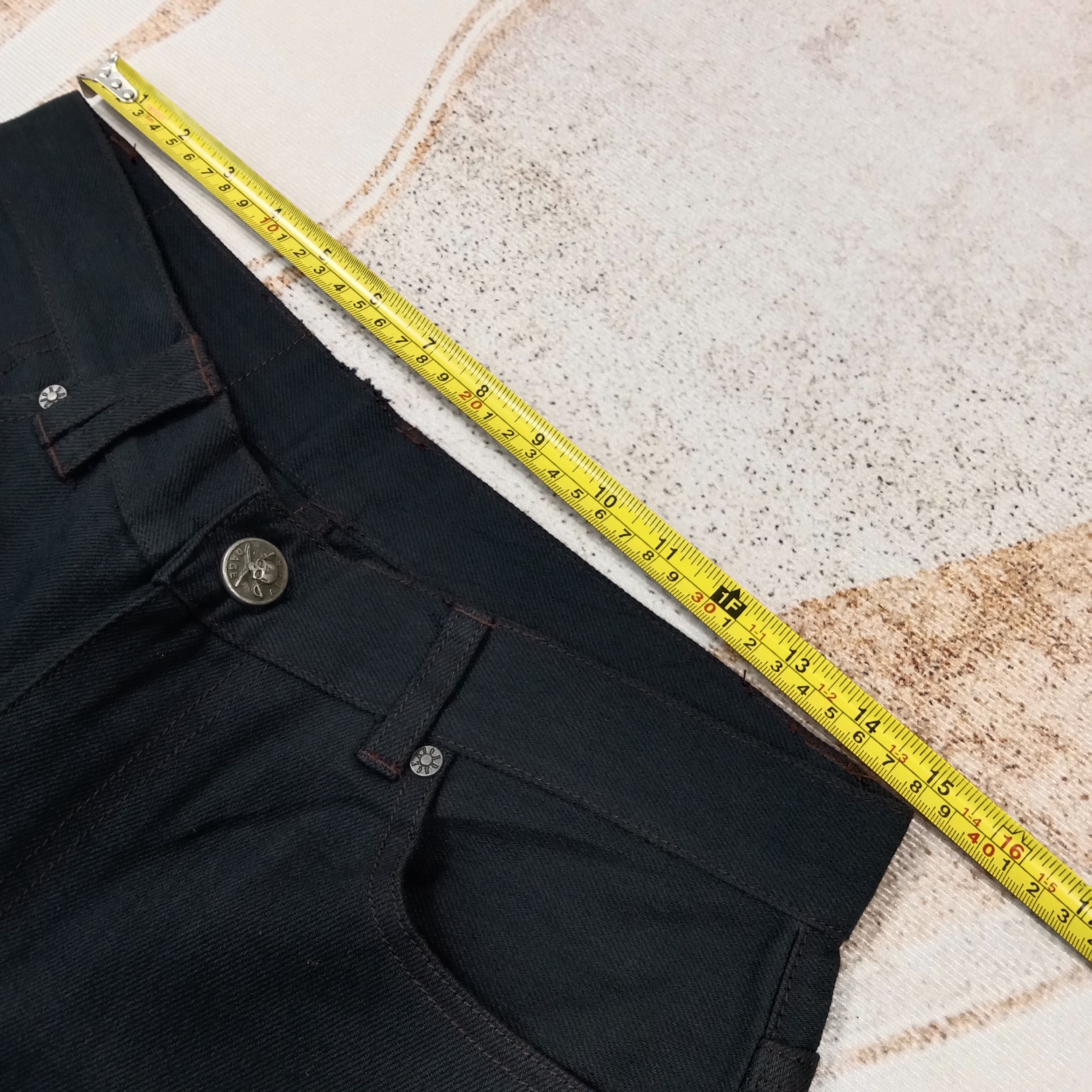 Japanese Brand Abordage by Hiromu Takahara Japan Punk Denim Pants C280N6 Size US 31 - 9 Thumbnail