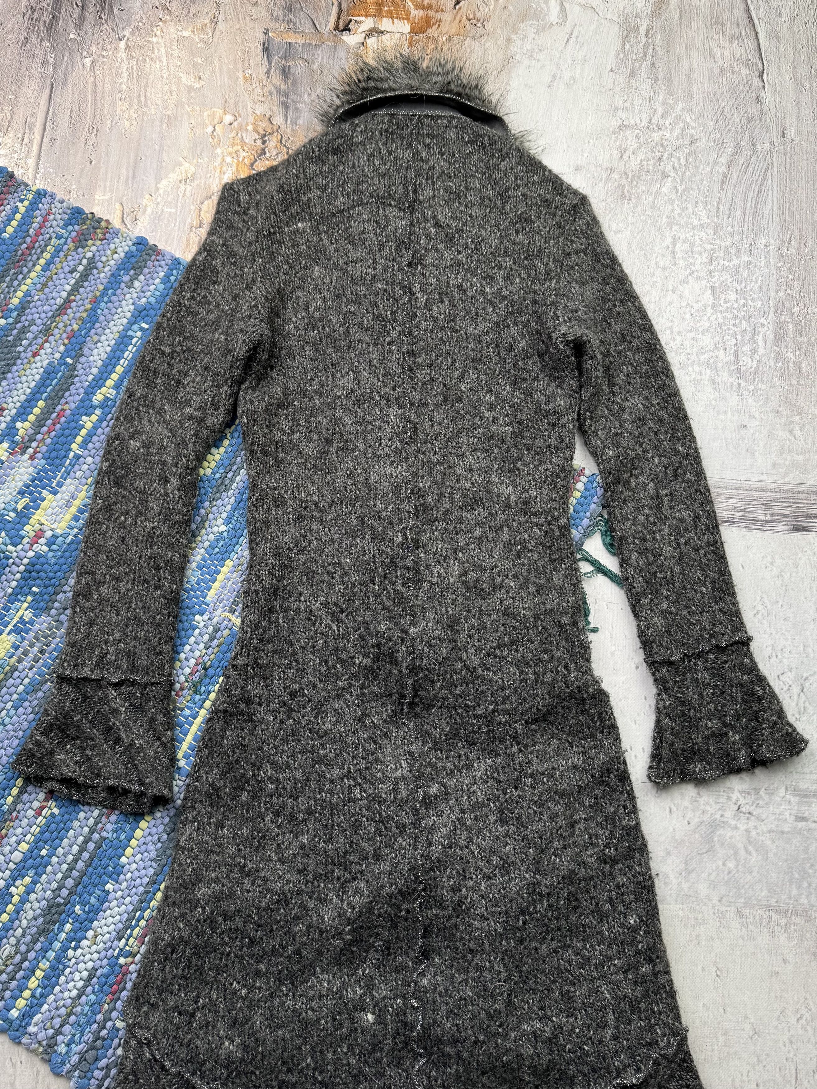 Vintage Vintage Asymmetry Dress With Long Sleeve A541D15(497) Size M / US 6-8 / IT 42-44 - 8 Thumbnail
