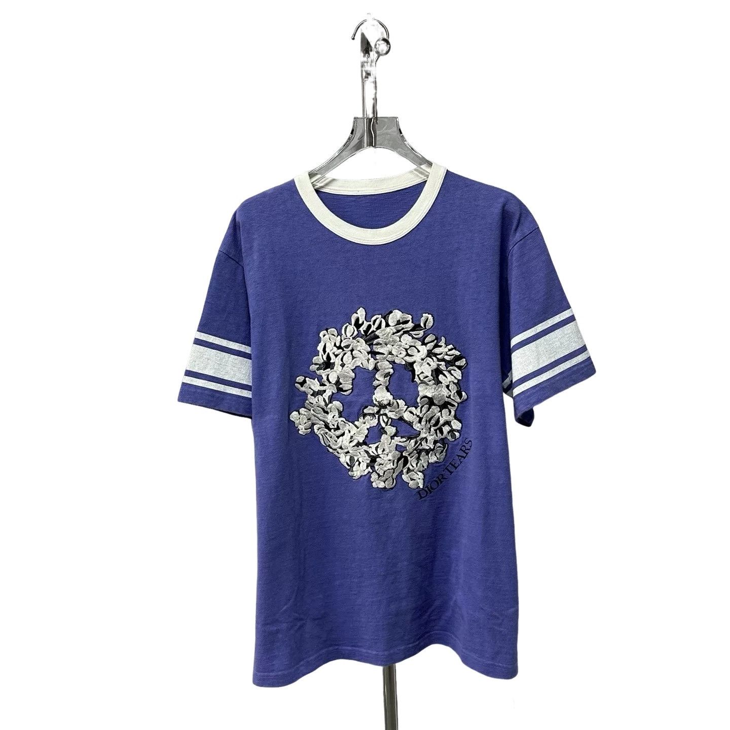 Dior Dior x Denim Tears Embroidered Peace T-Shirt XL Size US XL / EU 56 / 4 - 1 Thumbnail