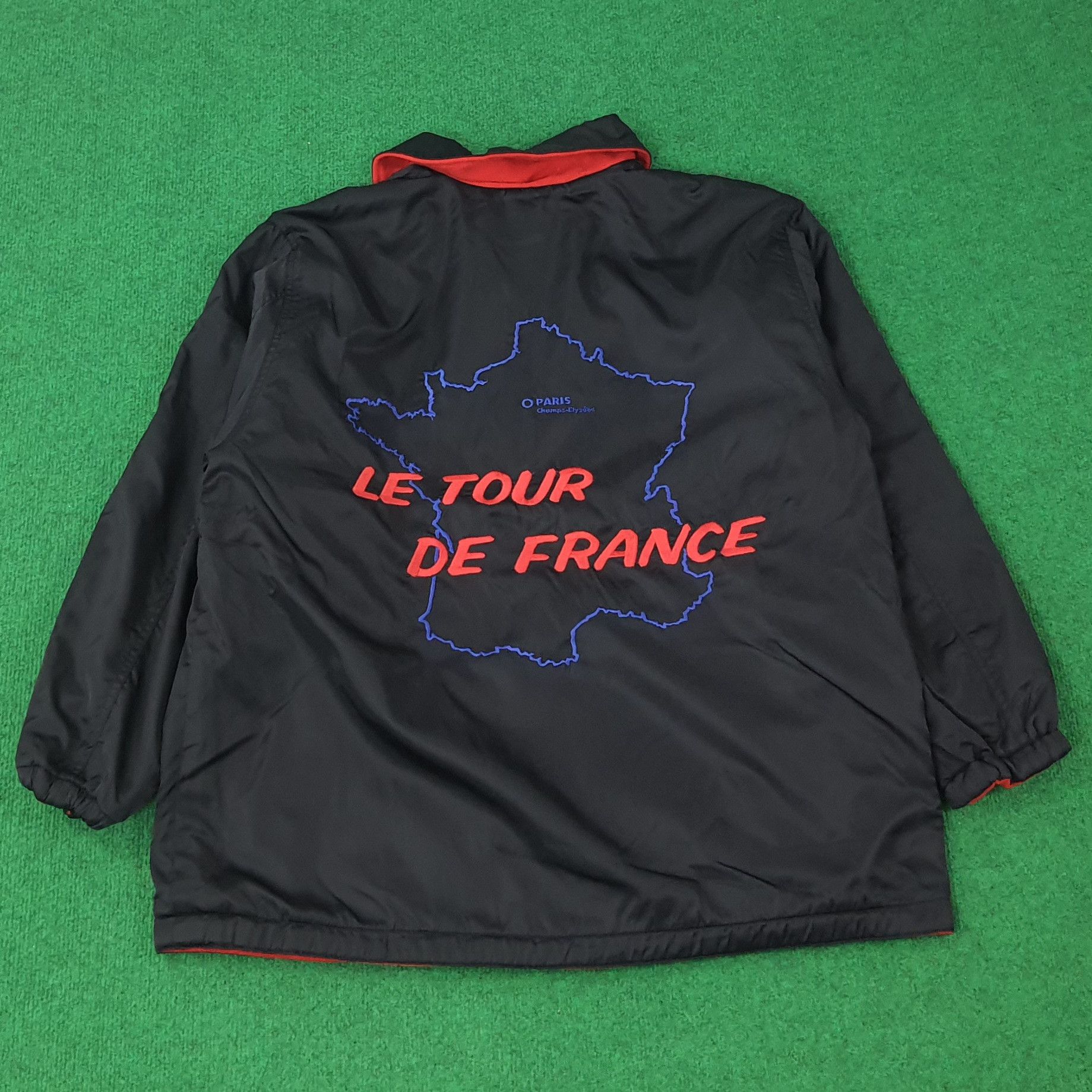 Vintage Vintage Le Tour De France Reversible Sports Jacket C234N22 Size US L / EU 52-54 / 3 - 1 Thumbnail