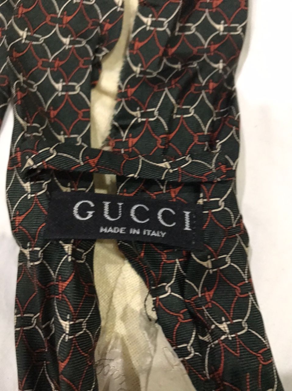 Gucci Gucci ties distressed made in italy Size ONE SIZE - 3 Thumbnail