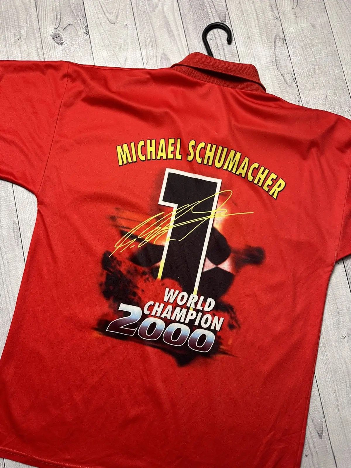 Ferrari Vintage Ferrari racing polo jersey Schumacher print jersey Size US S / EU 44-46 / 1 - 3 Thumbnail