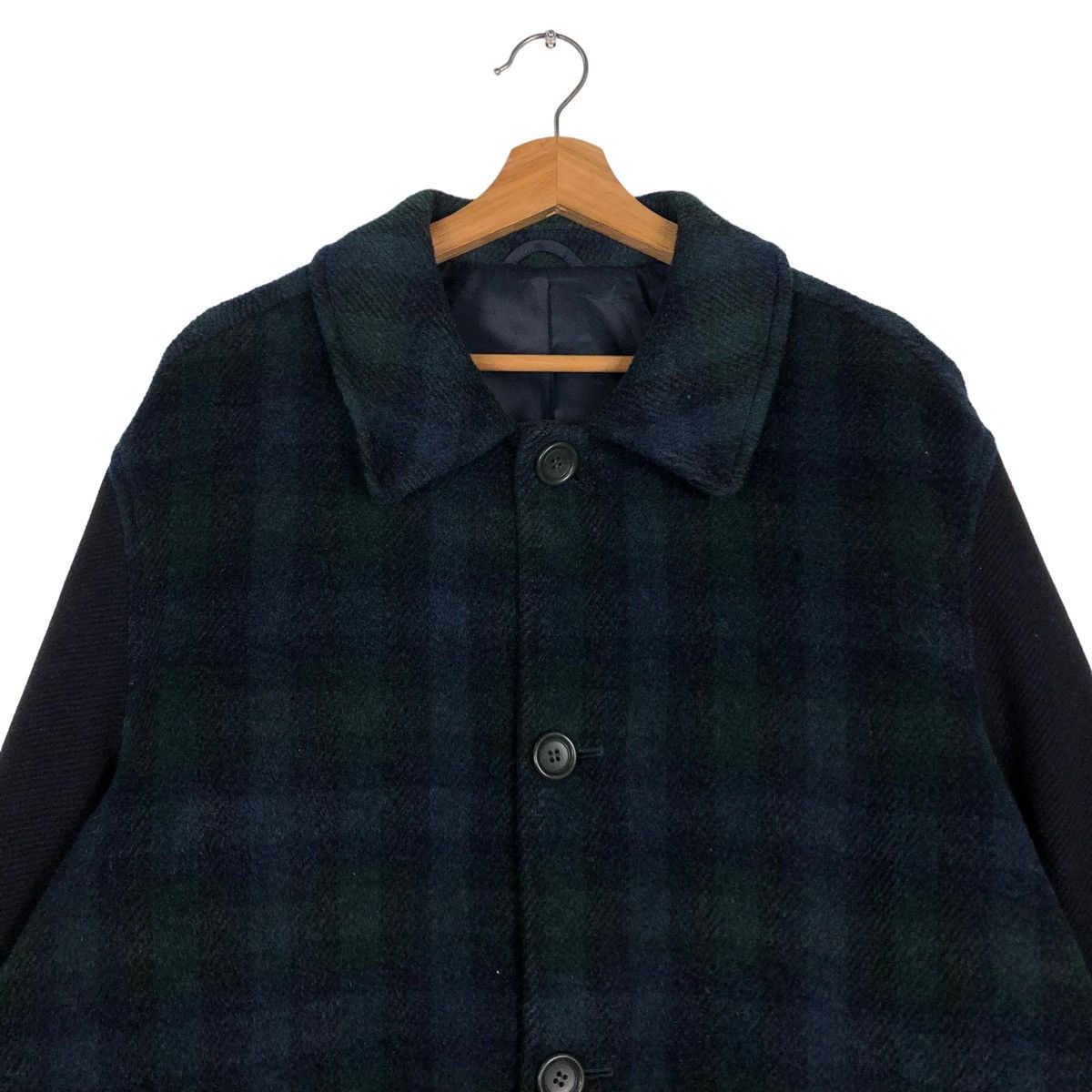 Japanese Brand VINTAGE WOOL DOUBLE BREAST BIKER JACKET RENOWN ISSEY MIYAKE Size US M / EU 48-50 / 2 - 3 Thumbnail