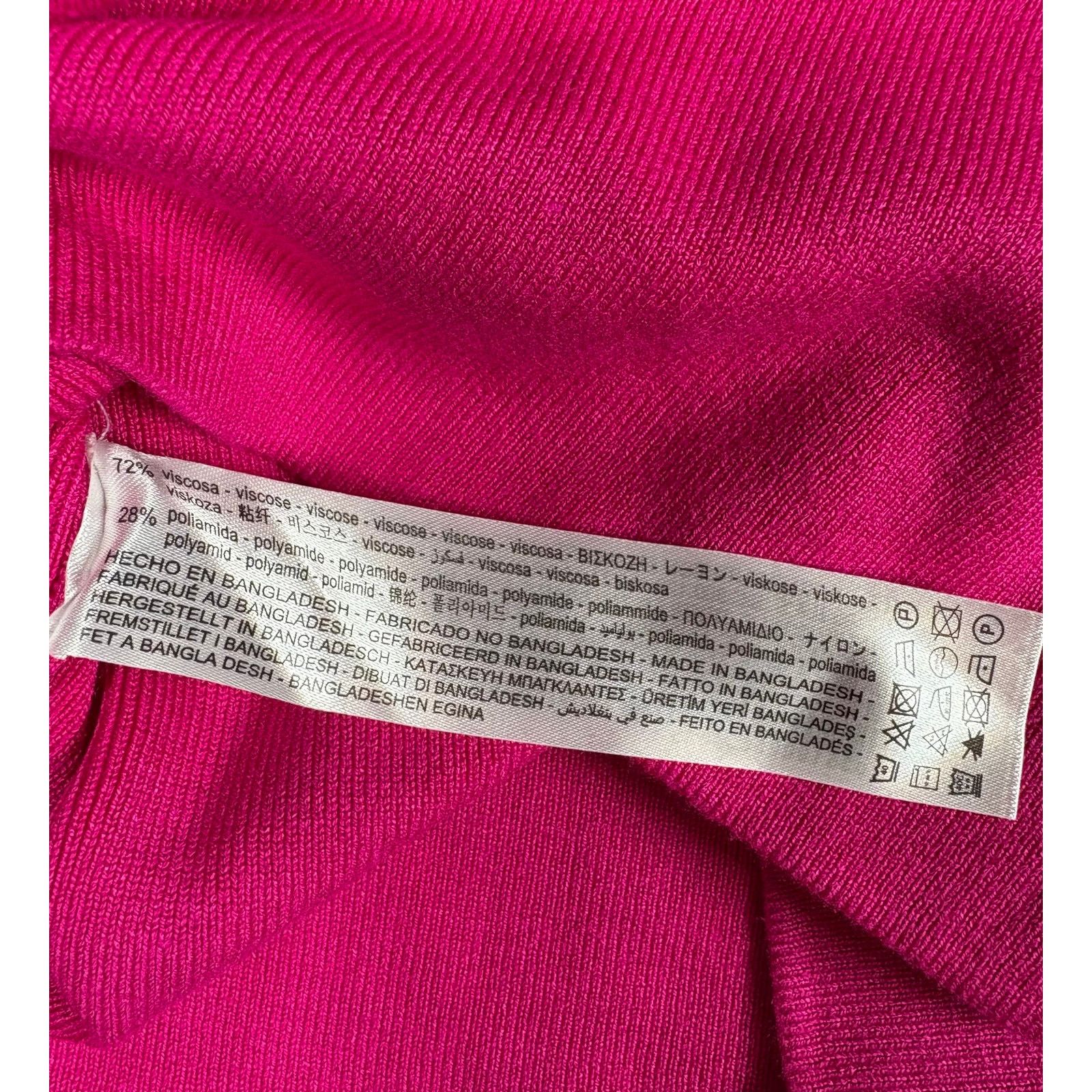 Zara Zara Ribbed Crop Top Bright Statement Tee Size Medium #0422 Size M / US 6-8 / IT 42-44 - 4 Thumbnail