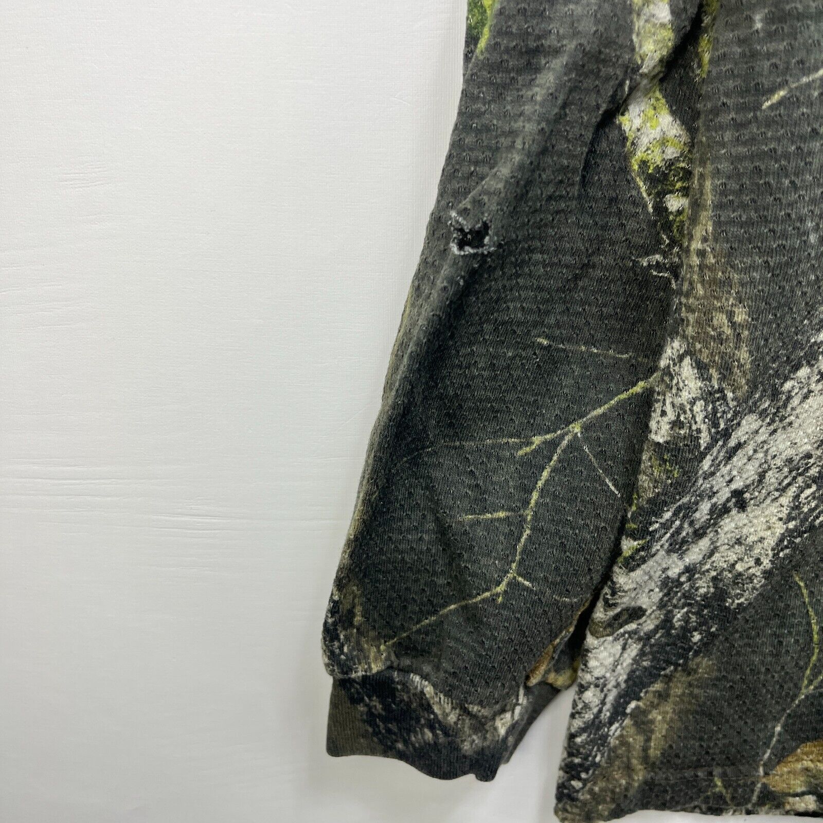 Vintage Vintage 90s Real Tree Camo Long Sleeve Cotton Mesh Large Size US L / EU 52-54 / 3 - 7 Thumbnail