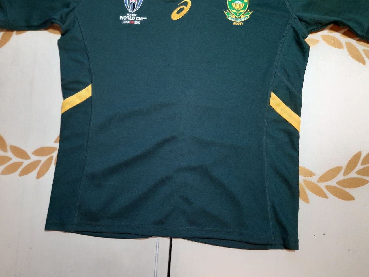 Asics Asics South Africa World Cup Japan 2019 Rugby Shirt Size US L / EU 52-54 / 3 - 3 Thumbnail