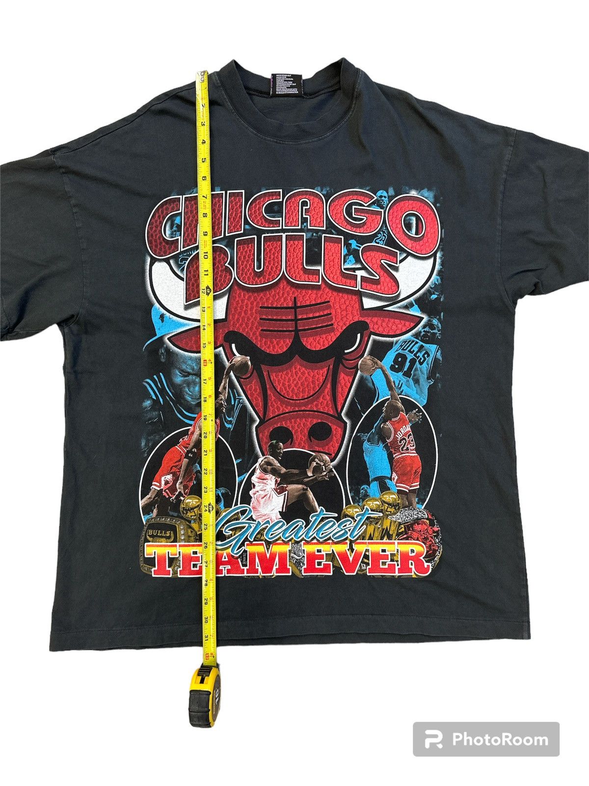 Rap Tees × Vintage Effn Clothing Vintage Bootleg Chicago Bulls Rap Tee Size US L / EU 52-54 / 3 - 9 Thumbnail