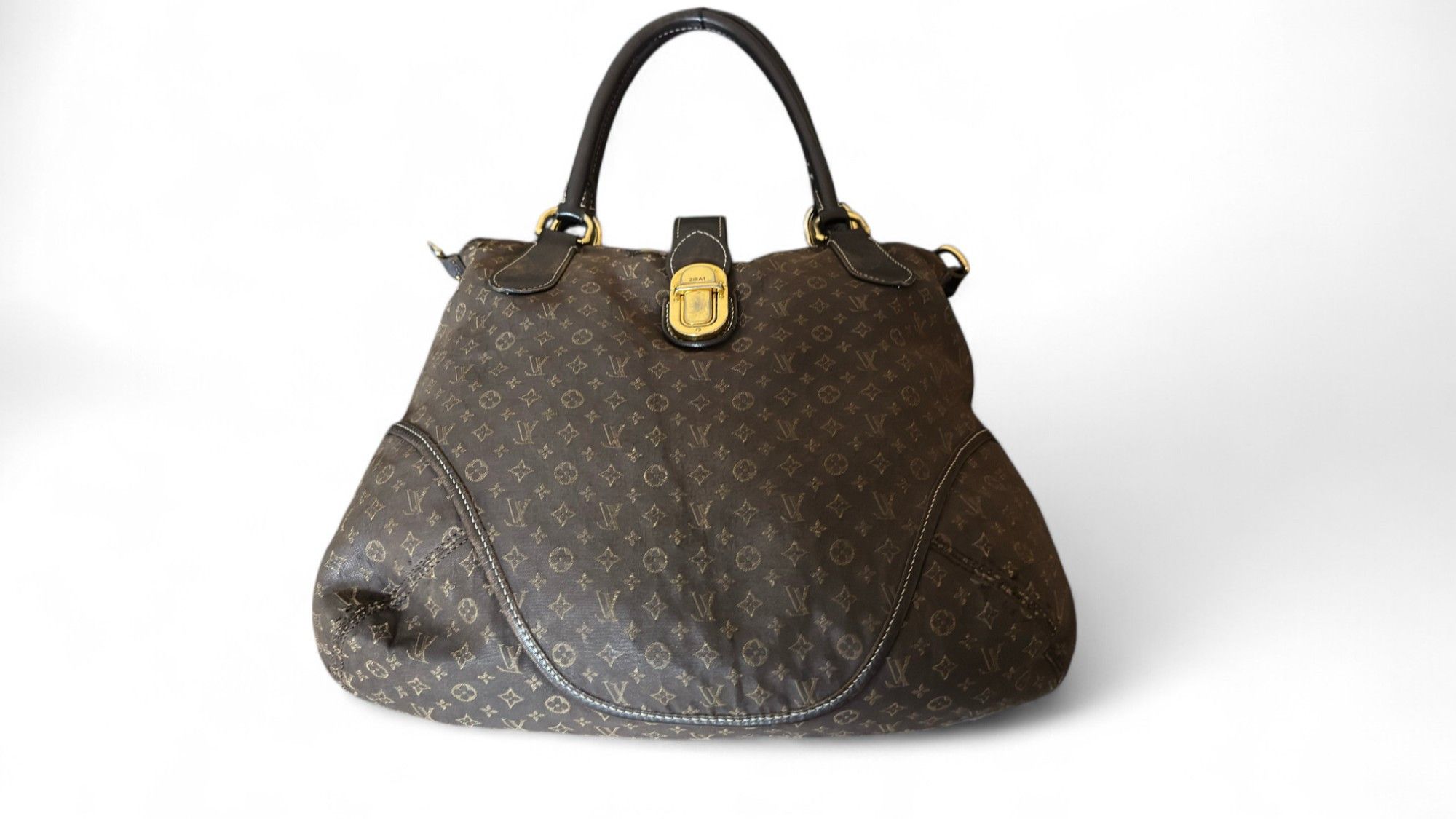 Louis Vuitton LOUIS VUITTON Monogram Idylle Elegy Handbag Black M56696 Size ONE SIZE - 5 Thumbnail
