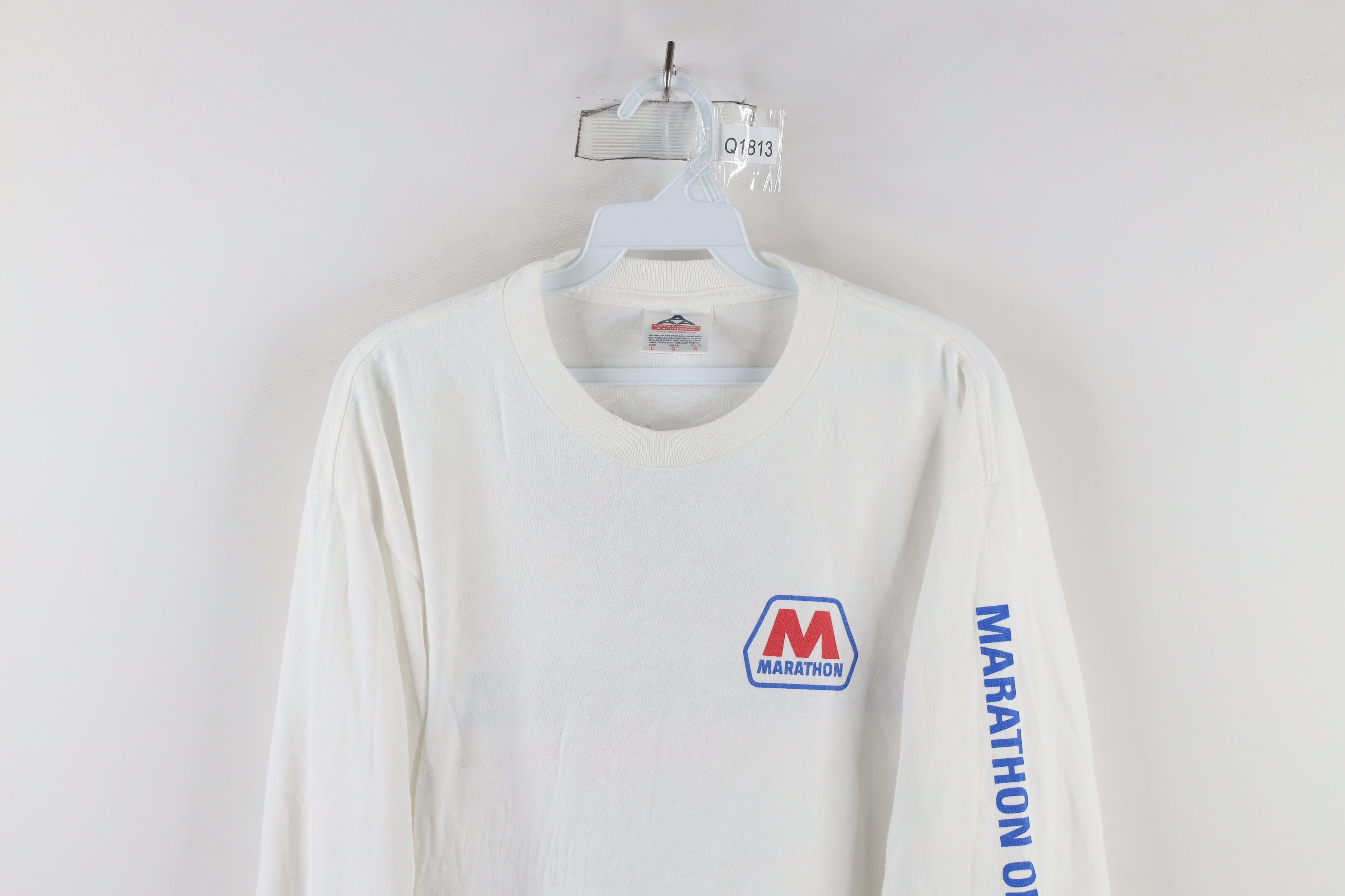 Vintage Vintage 90 Out Marathon Oil Corporation Long Sleeve T-Shirt Size US L / EU 52-54 / 3 - 2 Thumbnail