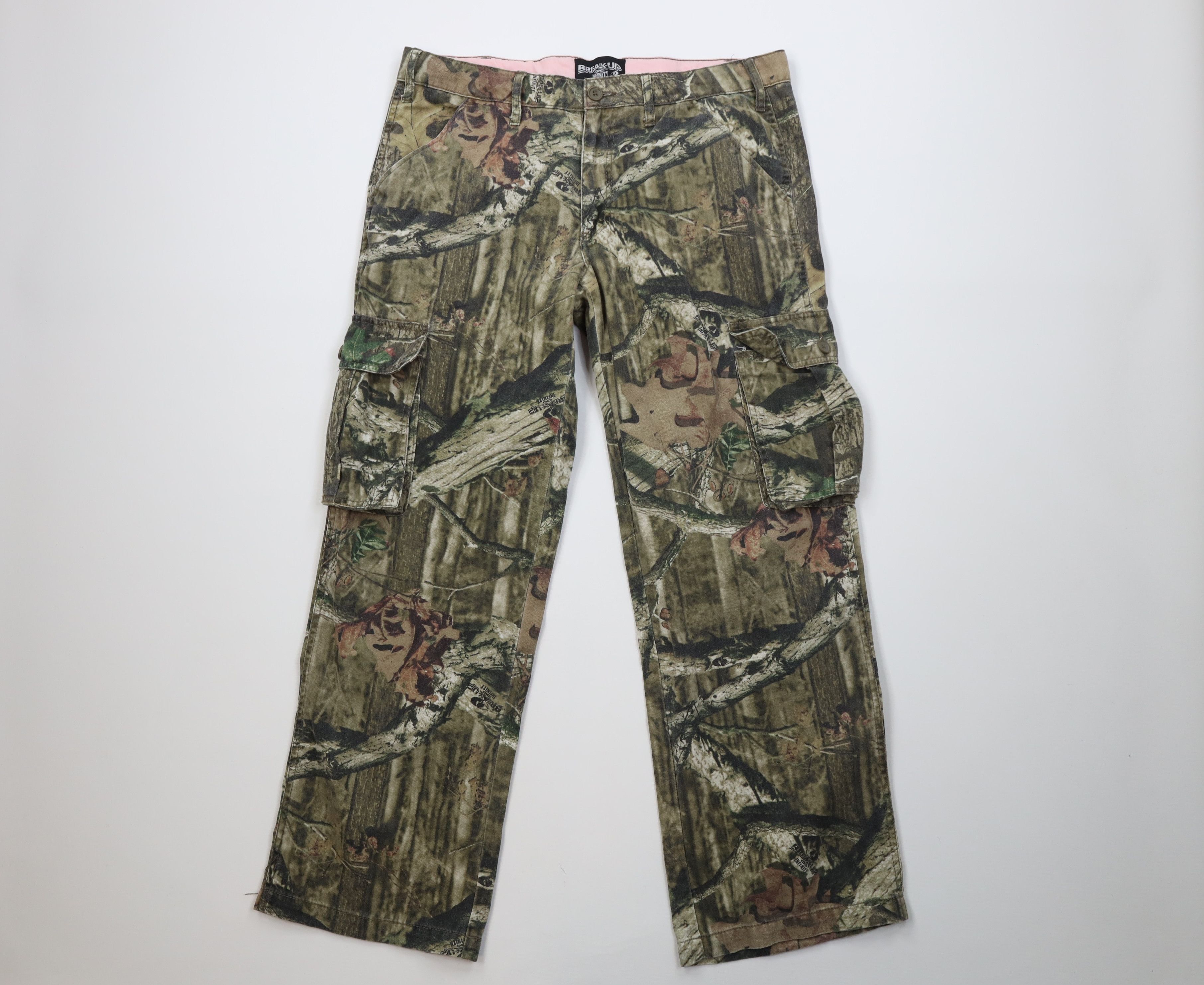 Vintage Vintage Y2K Streetwear Flared Wide Leg Cargo Pants Size 36" / US 14 / IT 50 - 1 Thumbnail