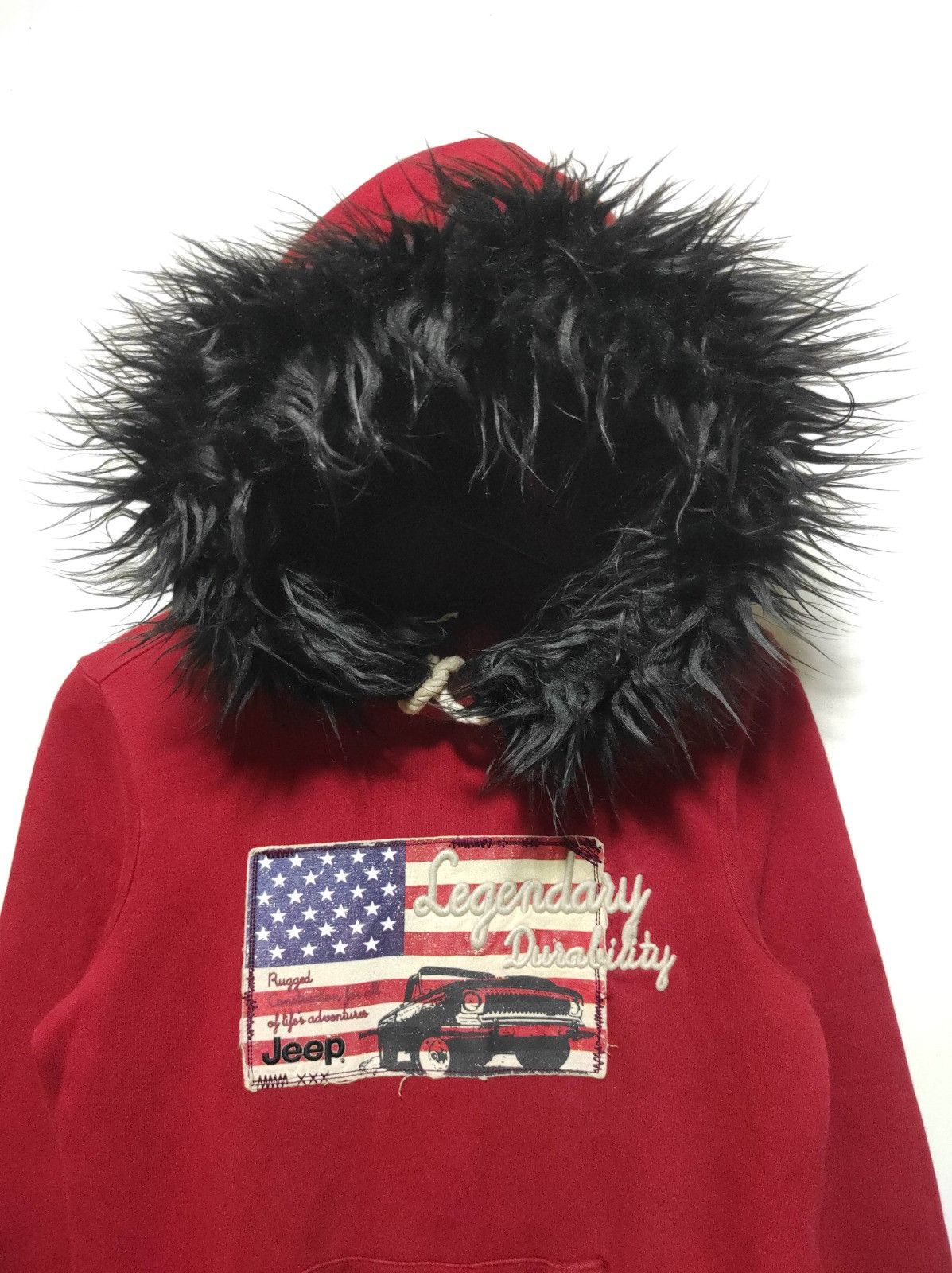 Jeep Jeep USA Flag fur hoodie Ifsix LGB style Size US S / EU 44-46 / 1 - 3 Thumbnail