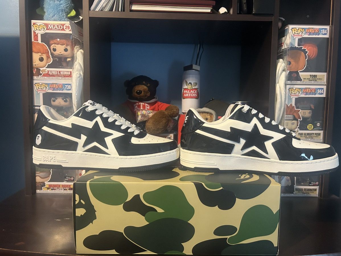 Bape Bapesta Icon #1 M2 ‘Black’ - [ 1L80191305 ] Size US 12 / EU 45 - 4 Thumbnail