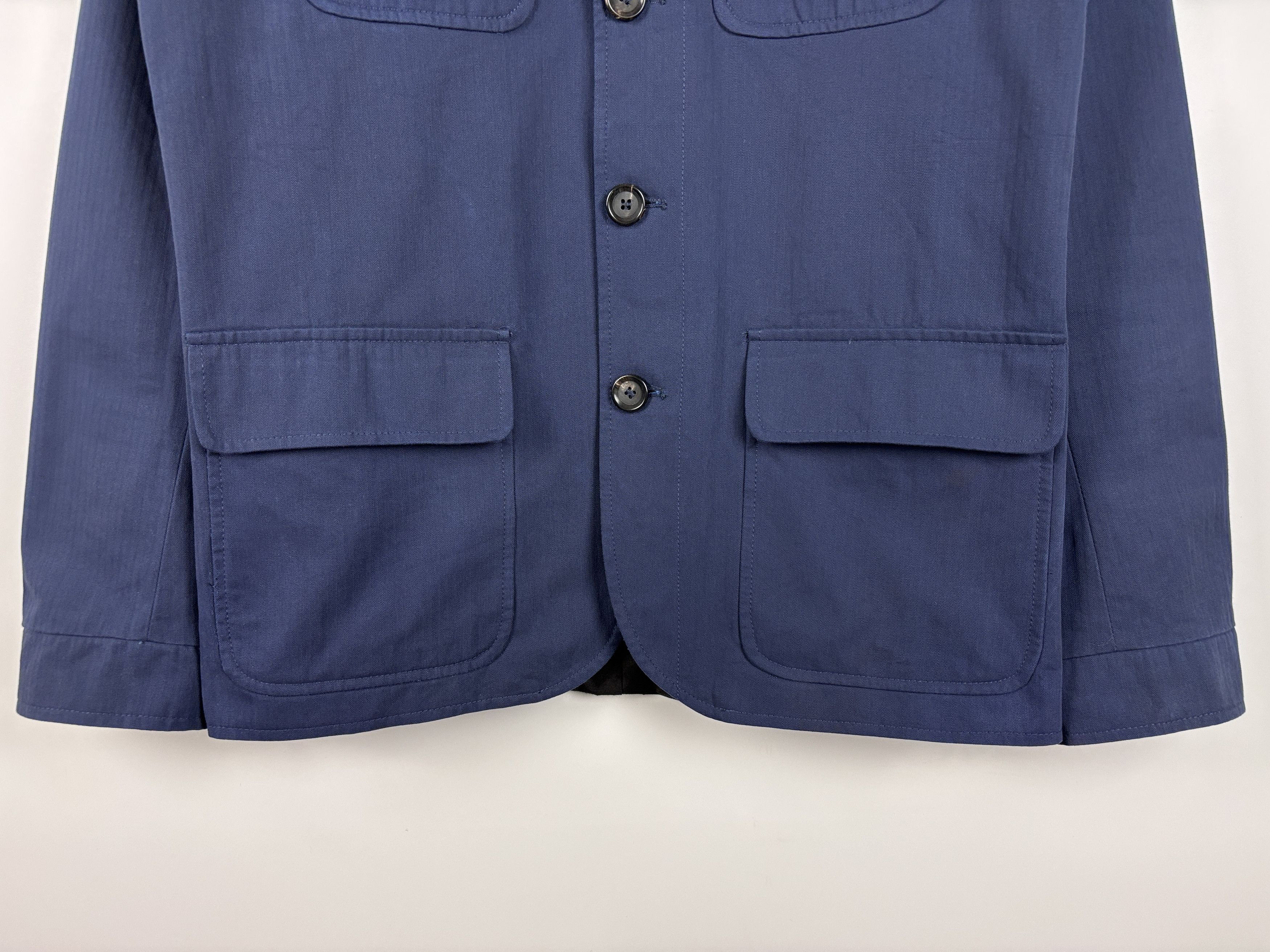 Oliver Spencer Oliver Spencer Organic Cotton Jacket Blazer Blue Size 38 Size US M / EU 48-50 / 2 - 3 Thumbnail