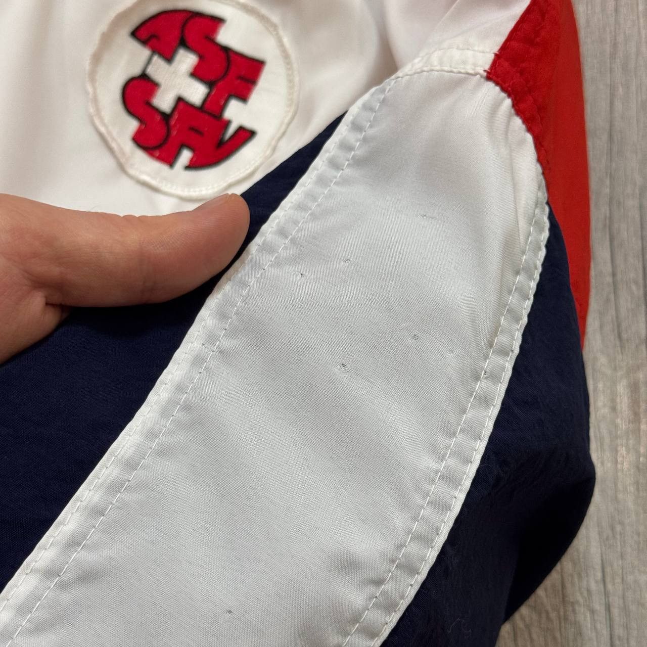 Lotto Sport × Vintage Vintage 1994-96 Switzerland Lotto Player Issue Track Jacket Size US L / EU 52-54 / 3 - 7 Thumbnail