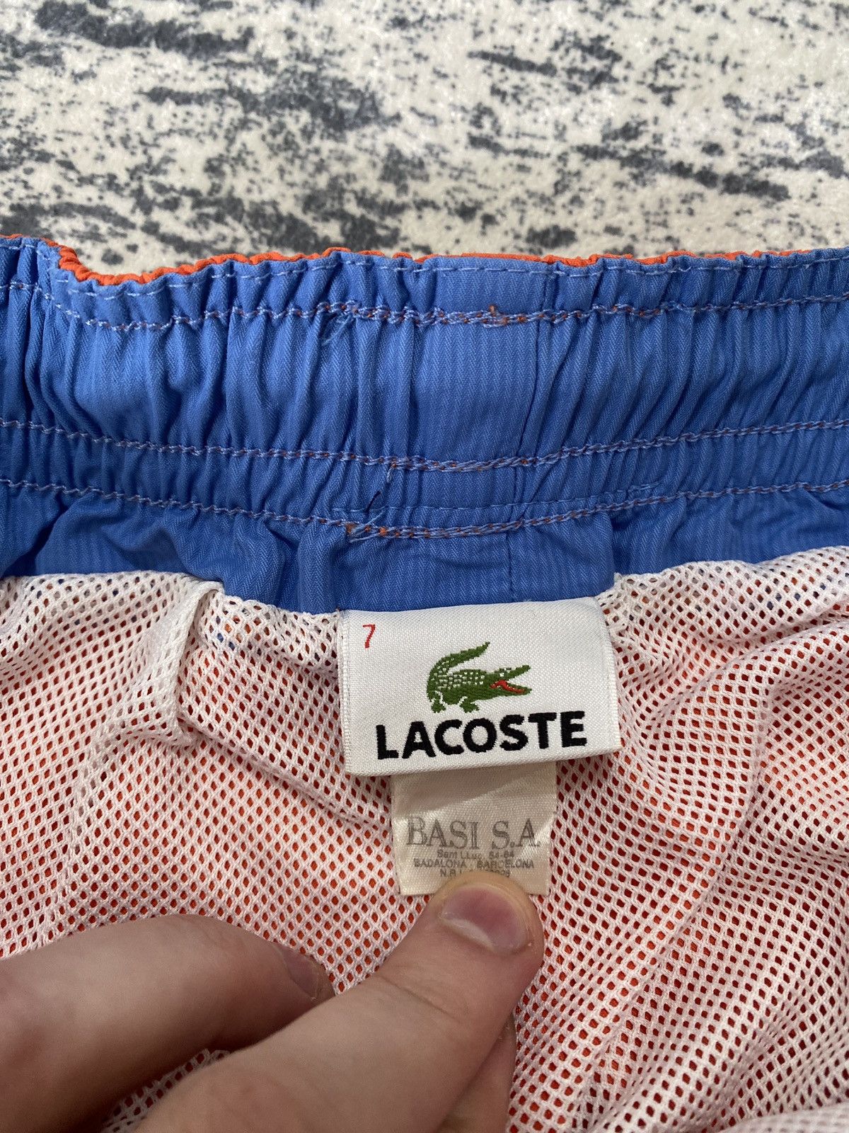 Lacoste Vintage lacoste shorts swimwear y2k Size US 34 / EU 50 - 2 Thumbnail