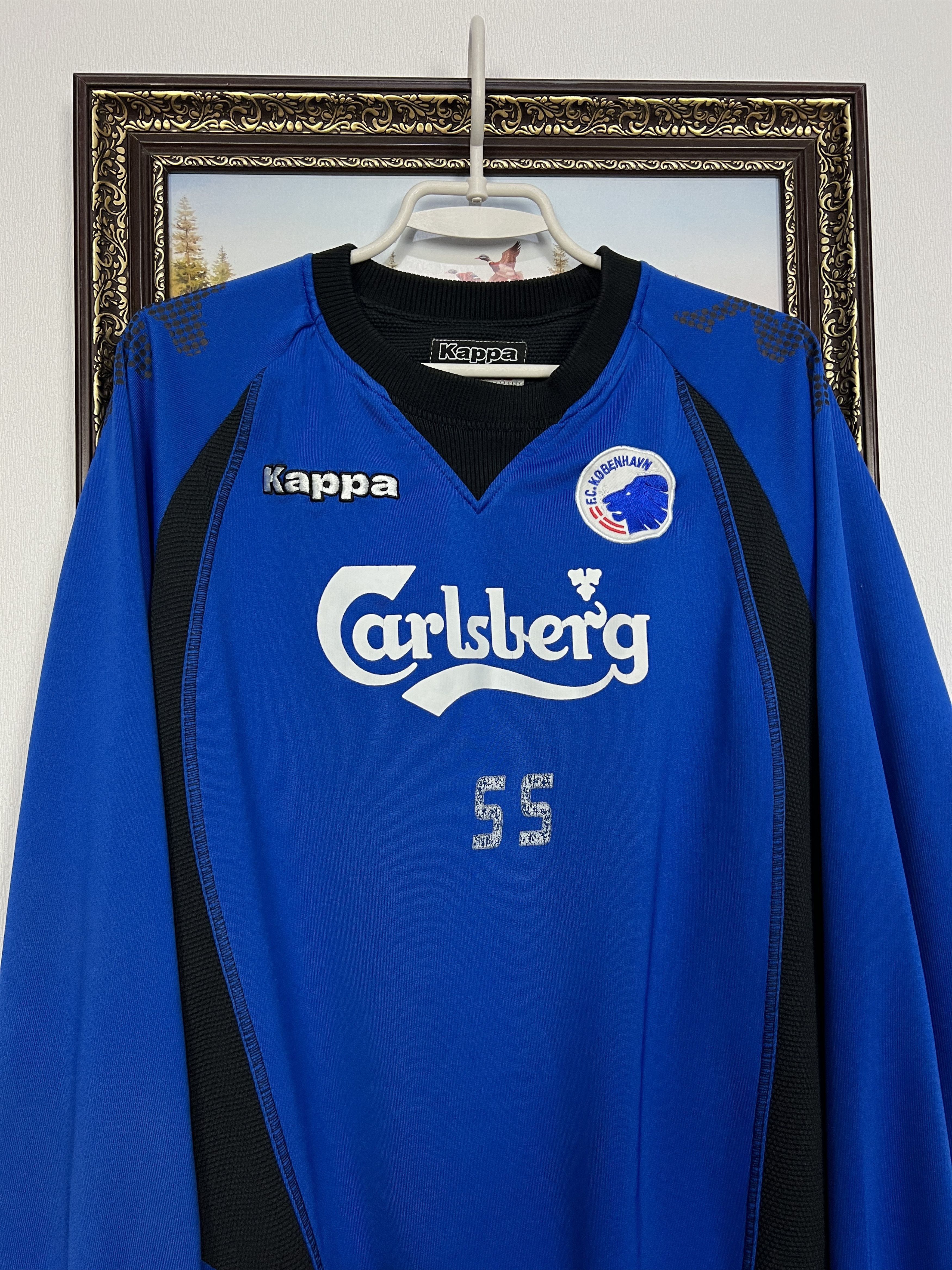 Kappa Copenhagen Kobenhavn Football Player Issue Sweatshirt Jacket Size US XXL / EU 58 / 5 - 2 Thumbnail